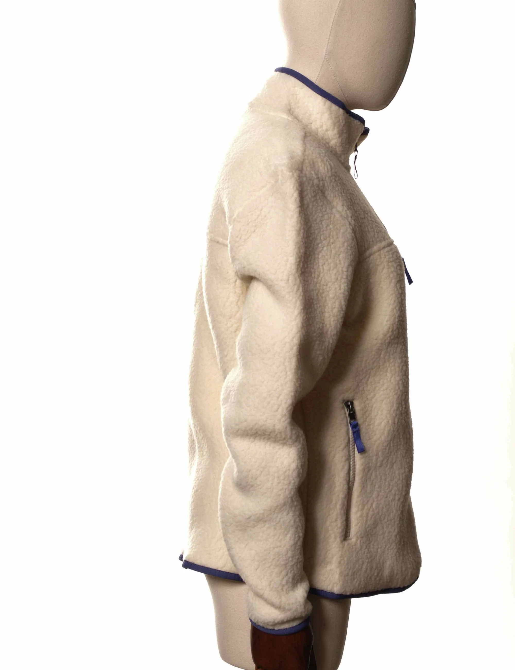 Women's Retro Pile Jacket - Natural - Image 5