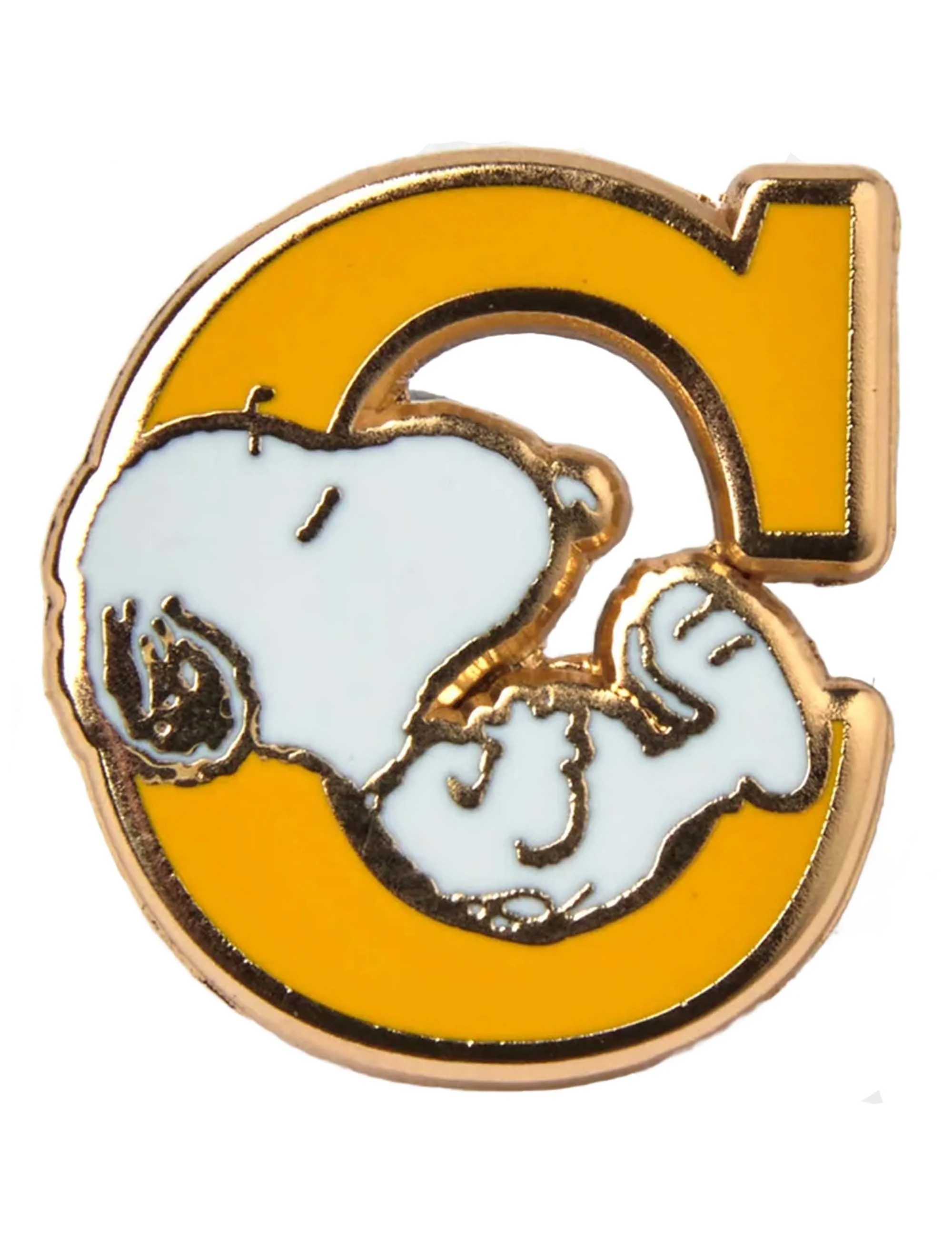 Snoopy Alphabet Enamel Pin Badge - Letter C