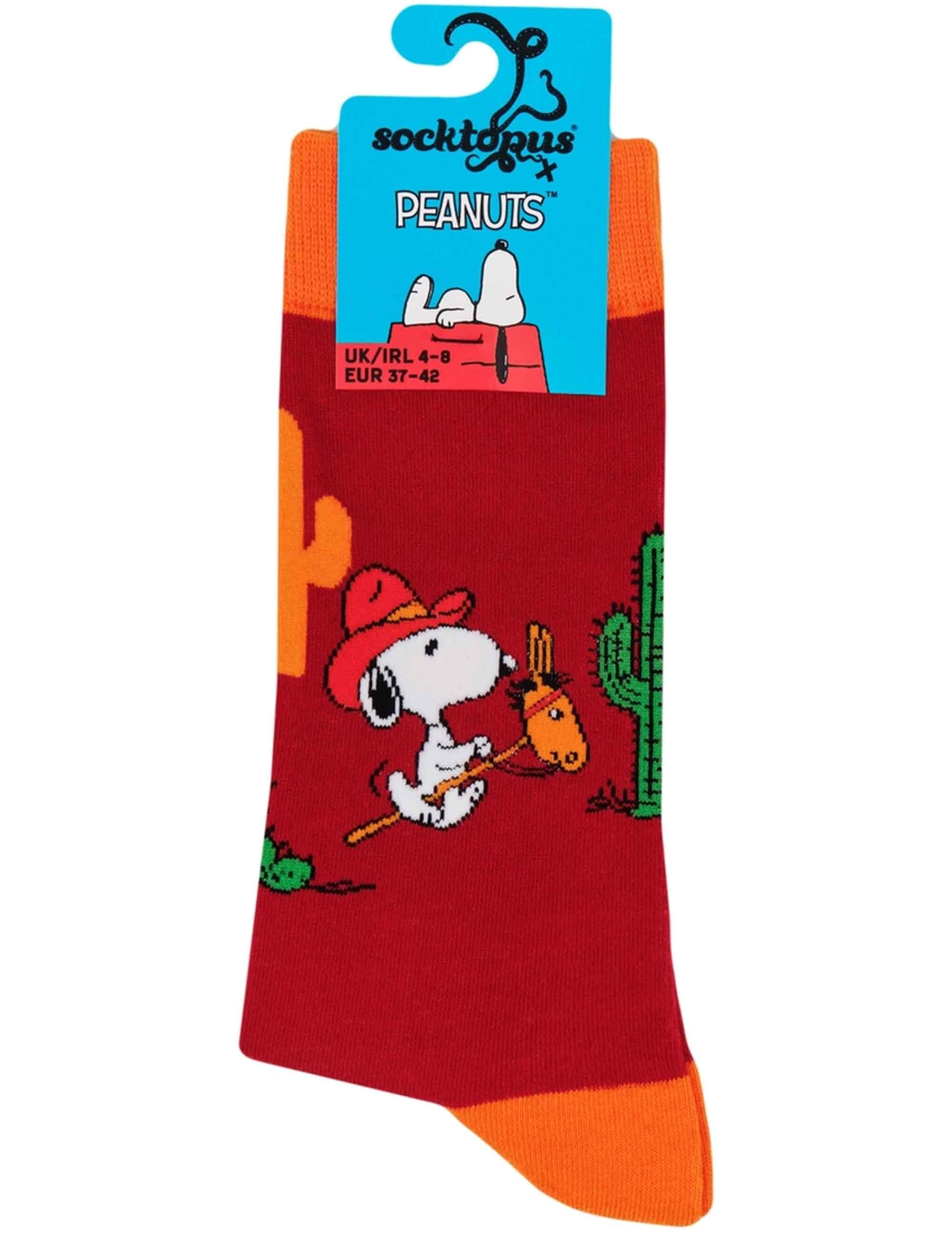 Snoopy Socks - Howdy Cowboy Red - Image 2