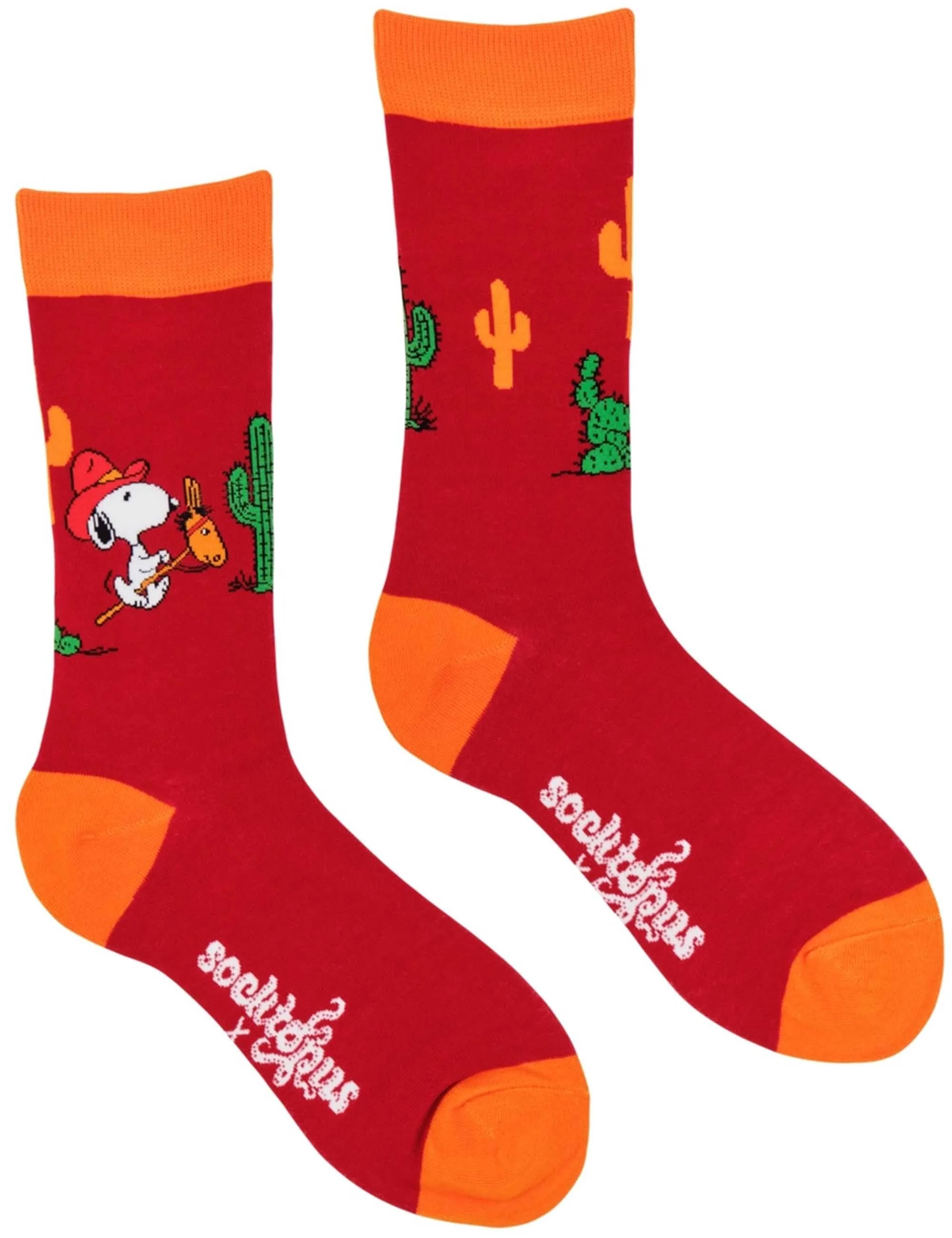 Snoopy Socks - Howdy Cowboy Red - Image 3