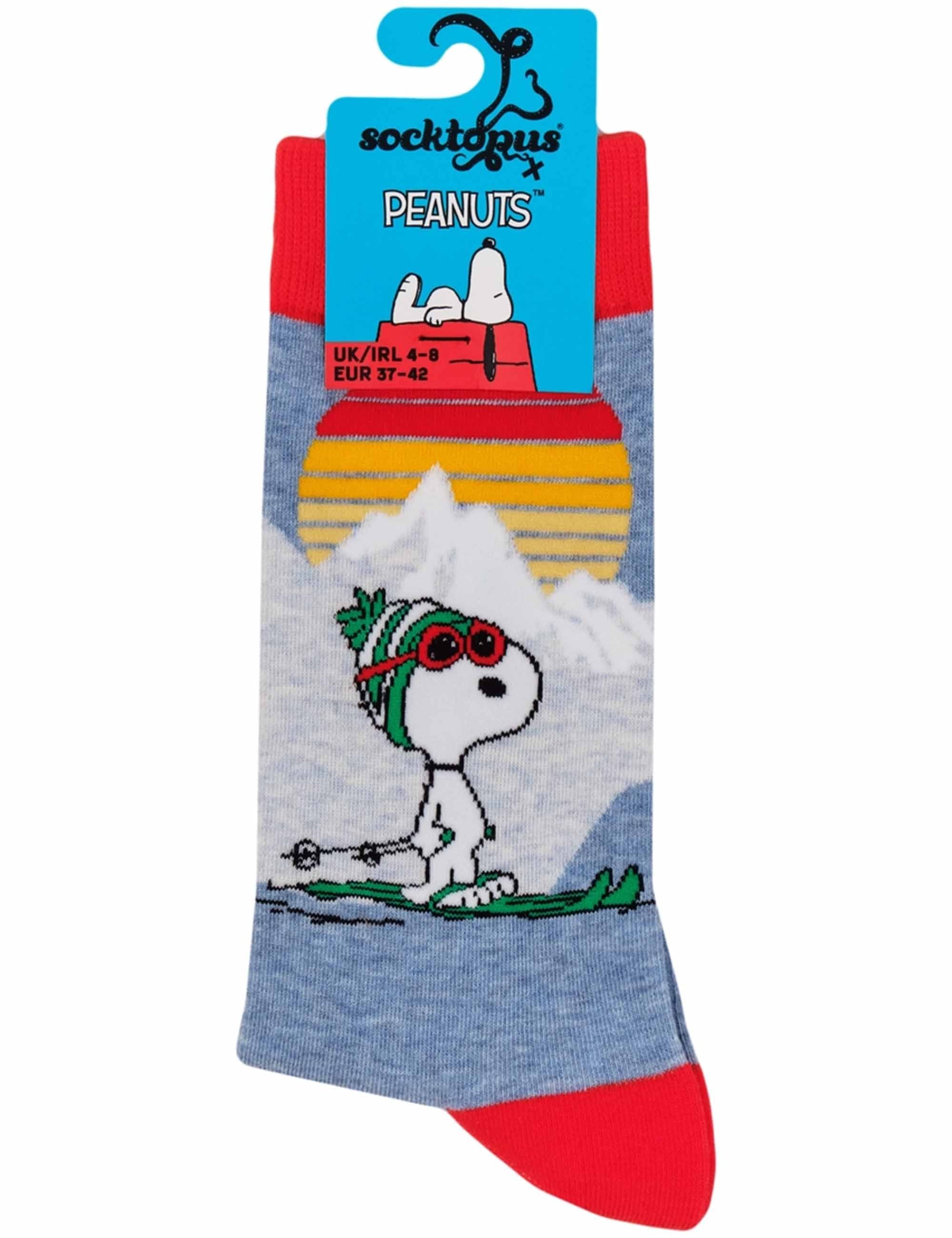 Snoopy Socks In The Mountain Blue - Image 2