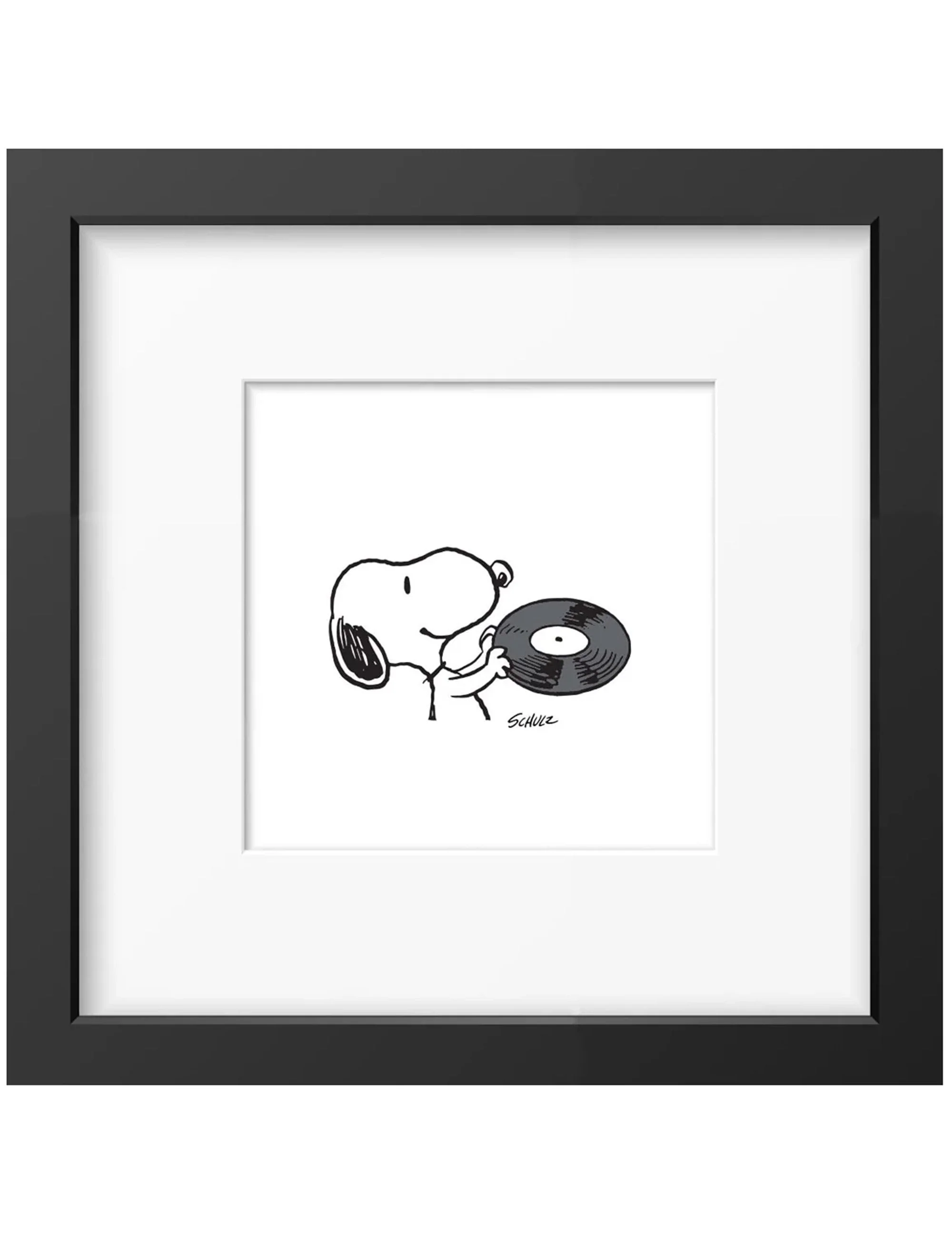 Snoopy Framed Art Print - Vinyl