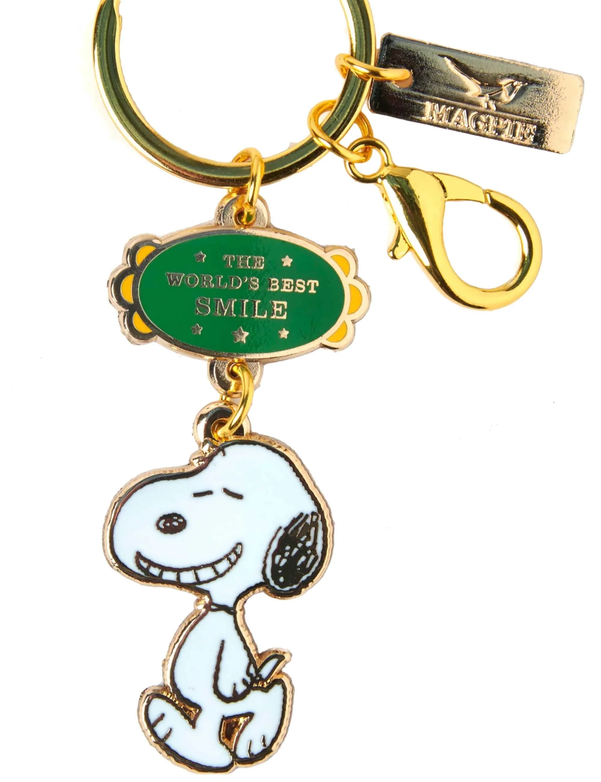 Snoopy World's Best Keychain - Smile