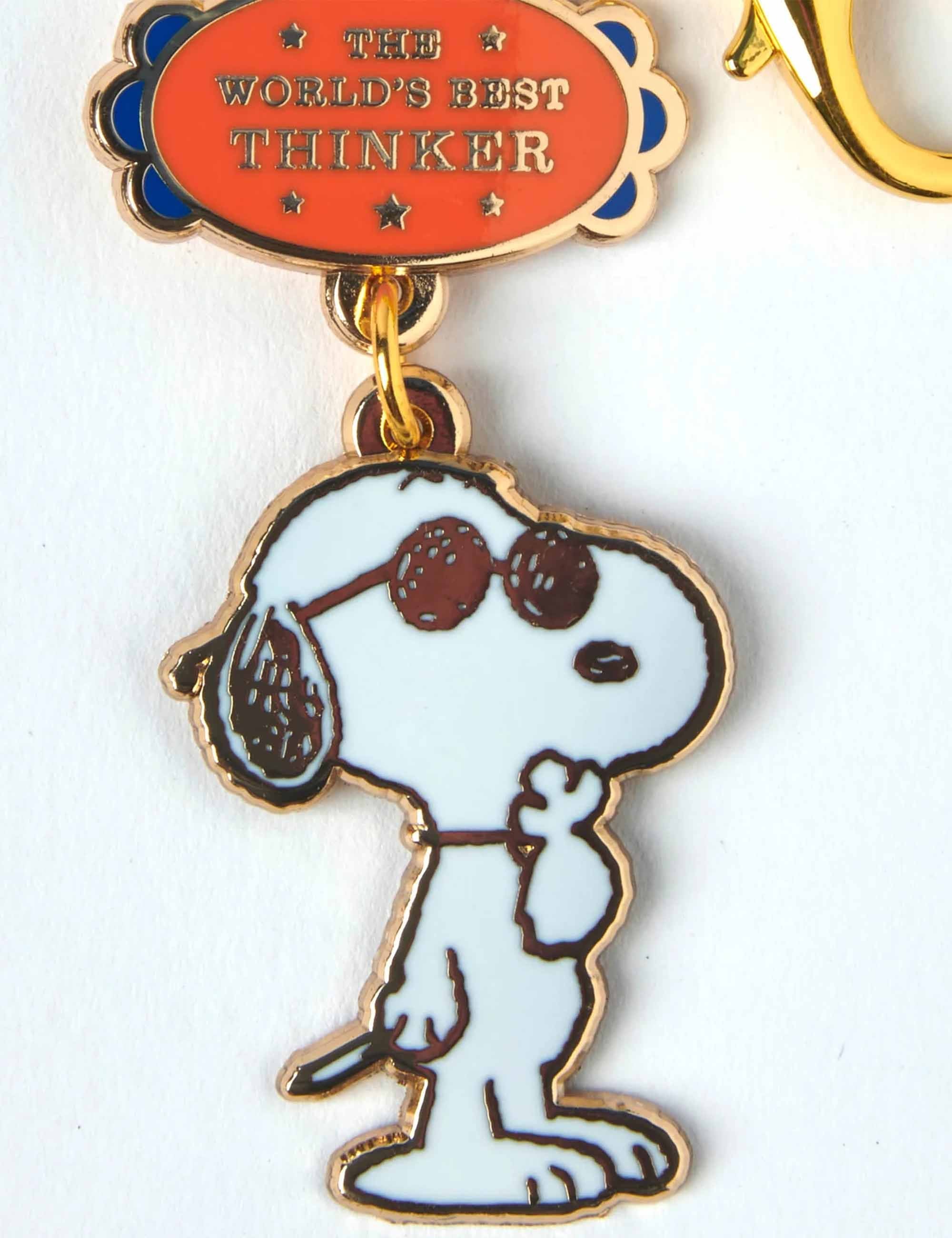 Snoopy World's Best Keychain - Thinker - Image 3