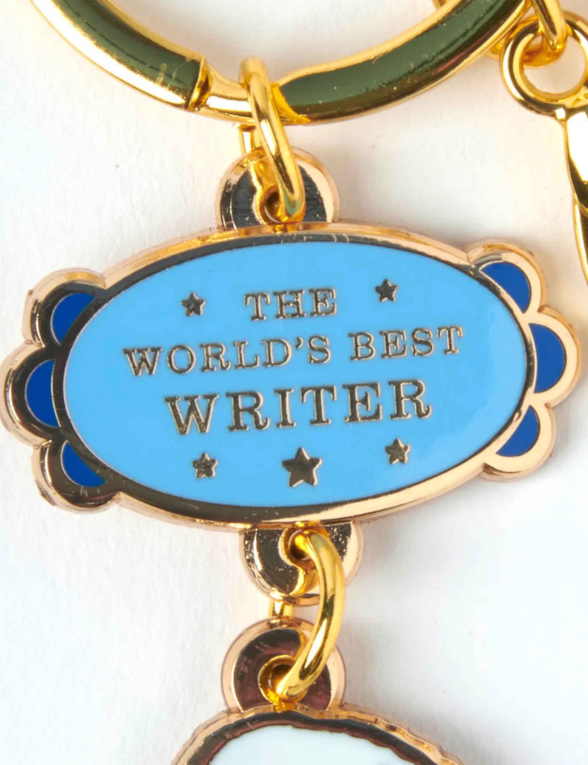 Snoopy World's Best Keychain - Writer - Image 2