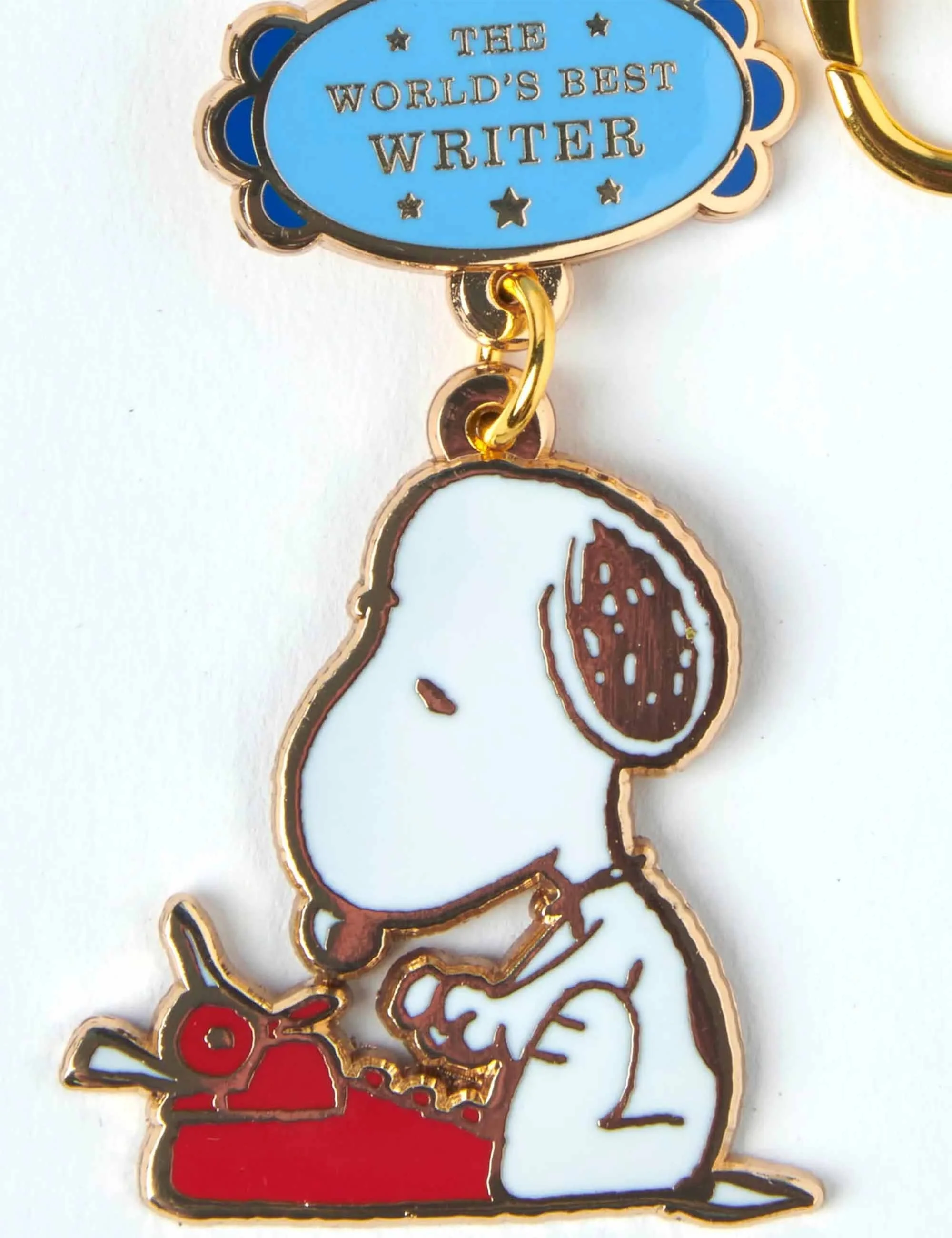 Snoopy World's Best Keychain - Writer - Image 3