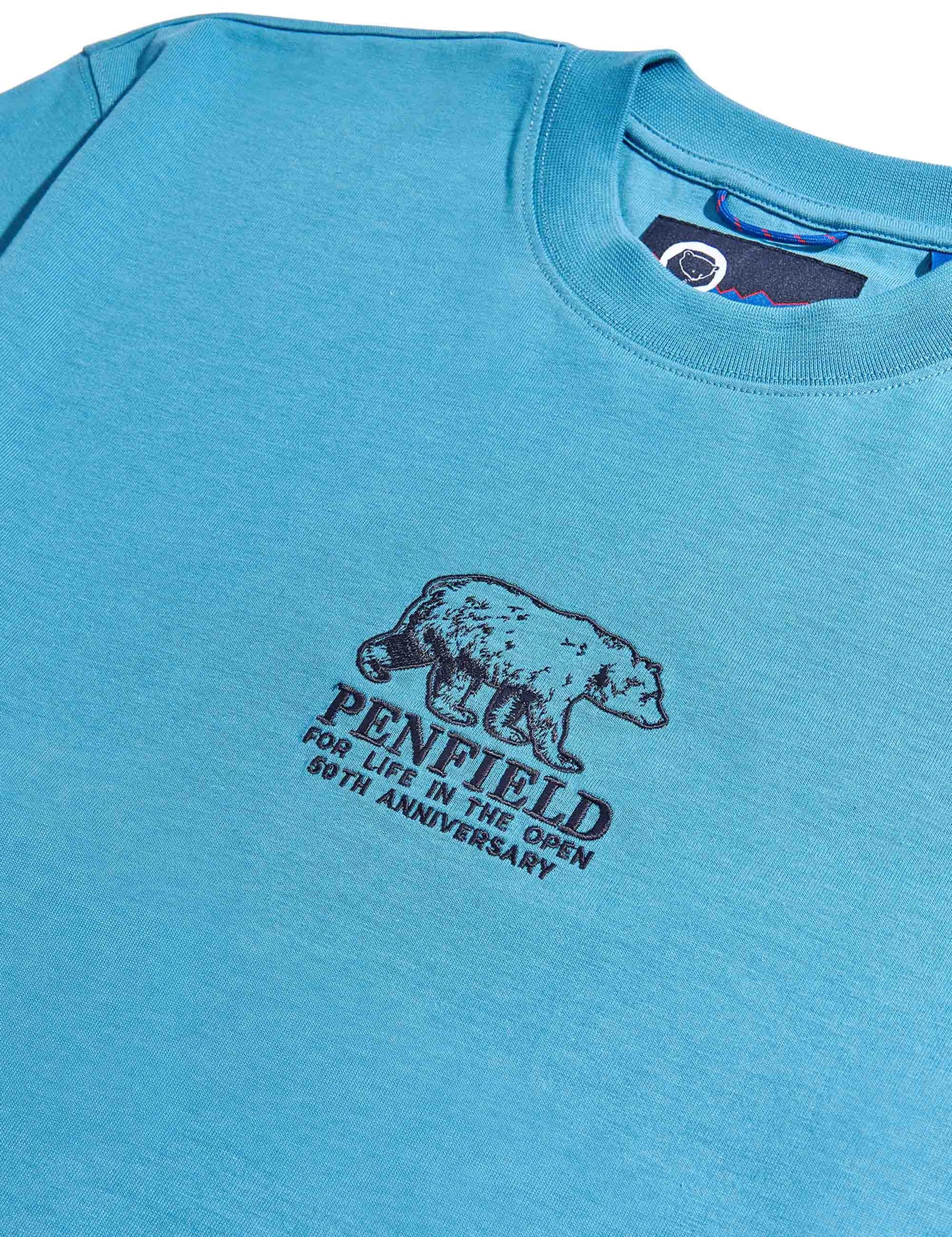50th Anniversary Print T-Shirt - Niagra - Image 3