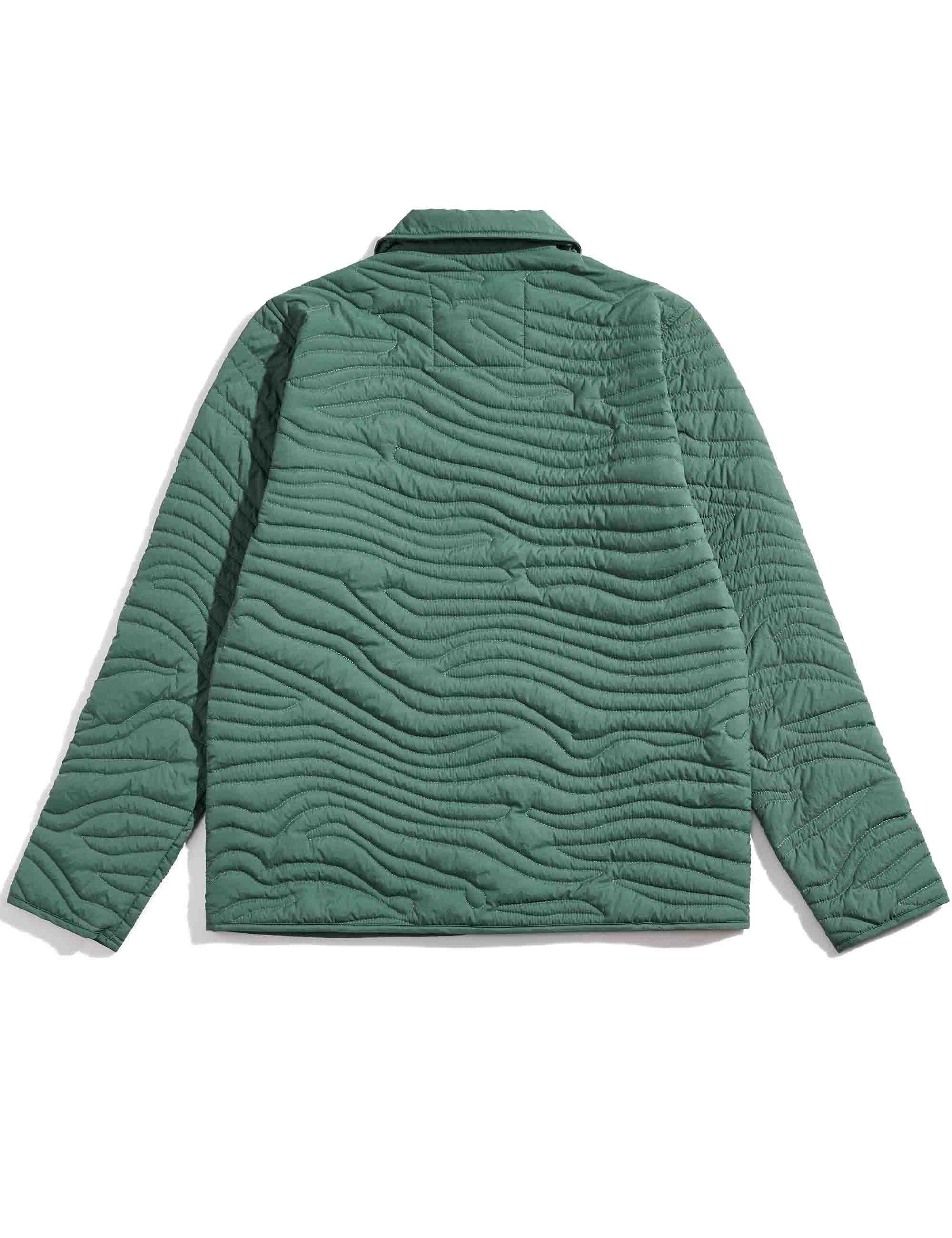 Cahoon Quilted Jacket - Dark Forest - Image 3