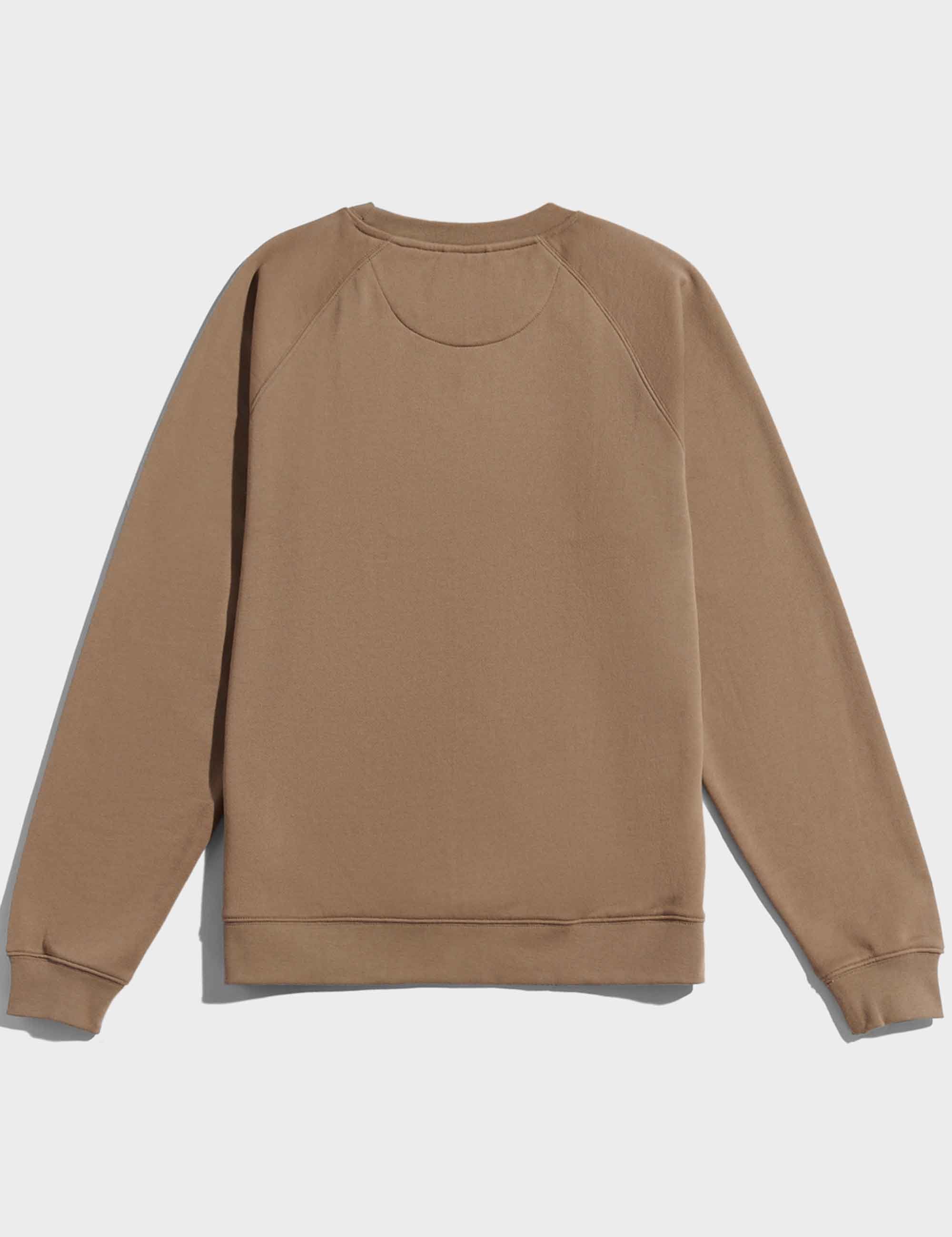 Embroidered Trout Raglan Crew Sweat - Lead Grey - Image 2