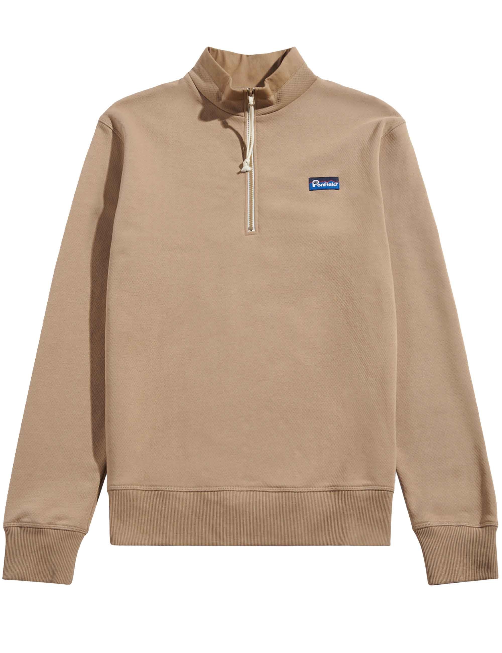 Fore Fray Quarter Zip Fleece Top - Lead Grey