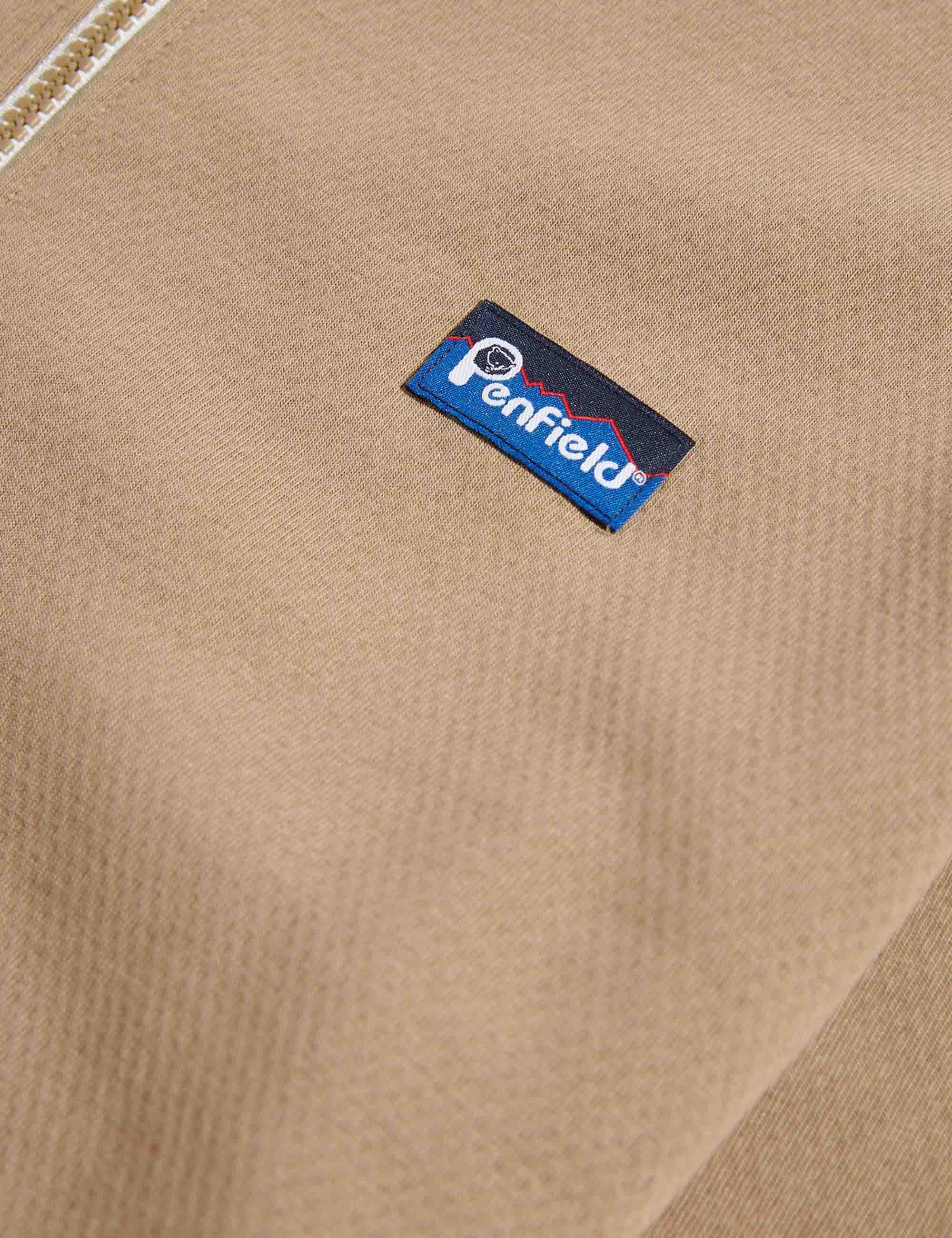 Fore Fray Quarter Zip Fleece Top - Lead Grey - Image 3