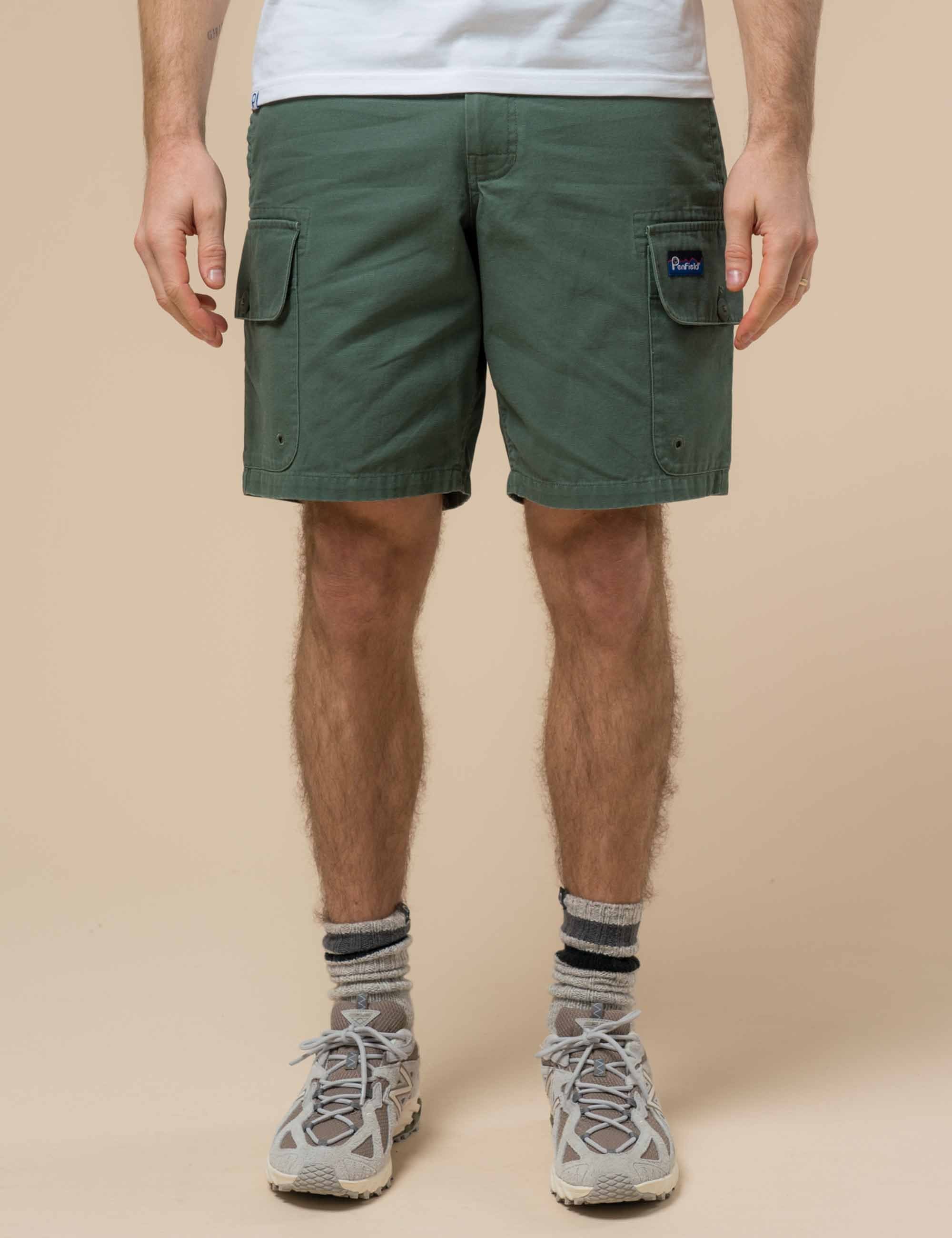 Quincy Cargo Shorts - Dark Forest - Image 2