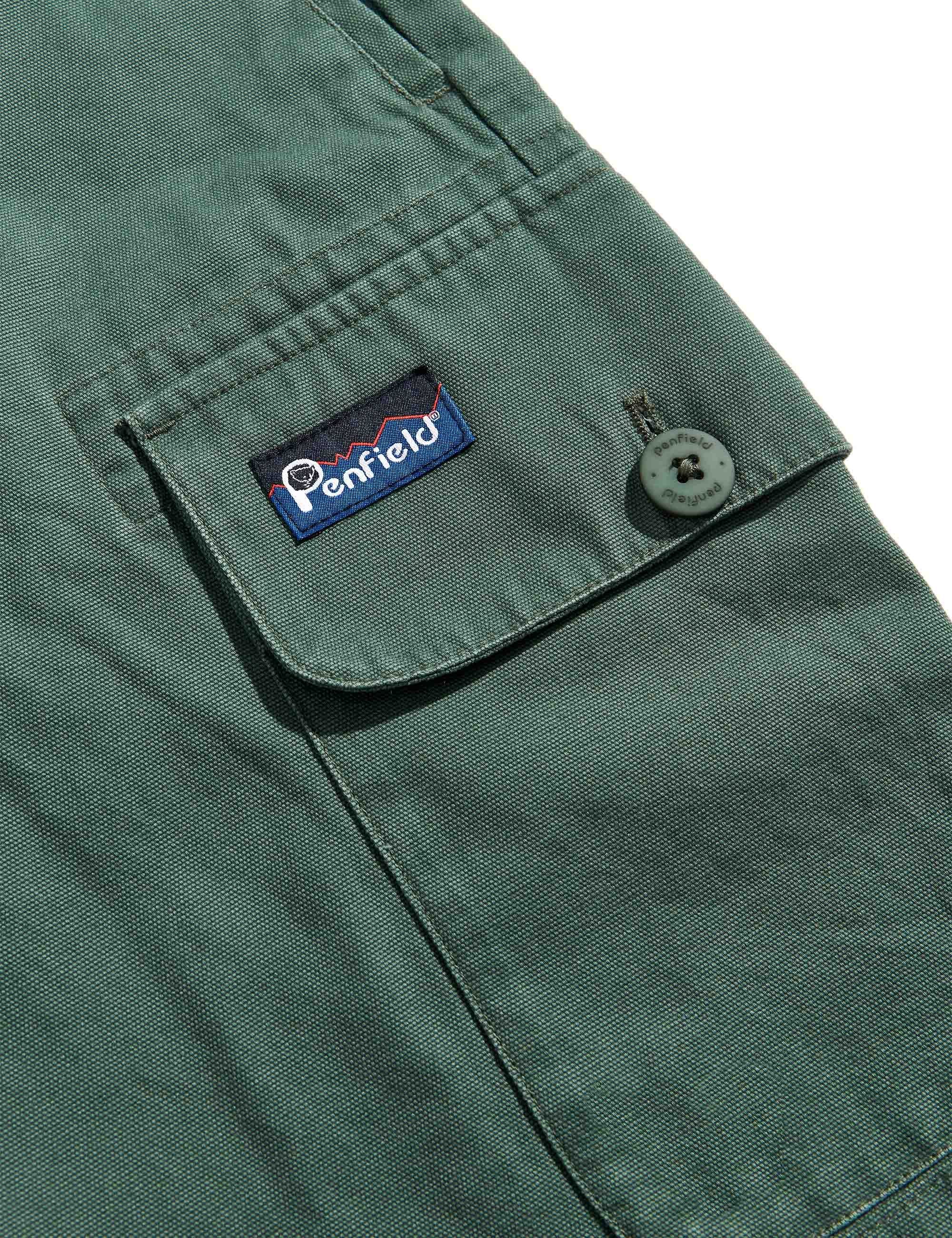 Quincy Cargo Shorts - Dark Forest - Image 6