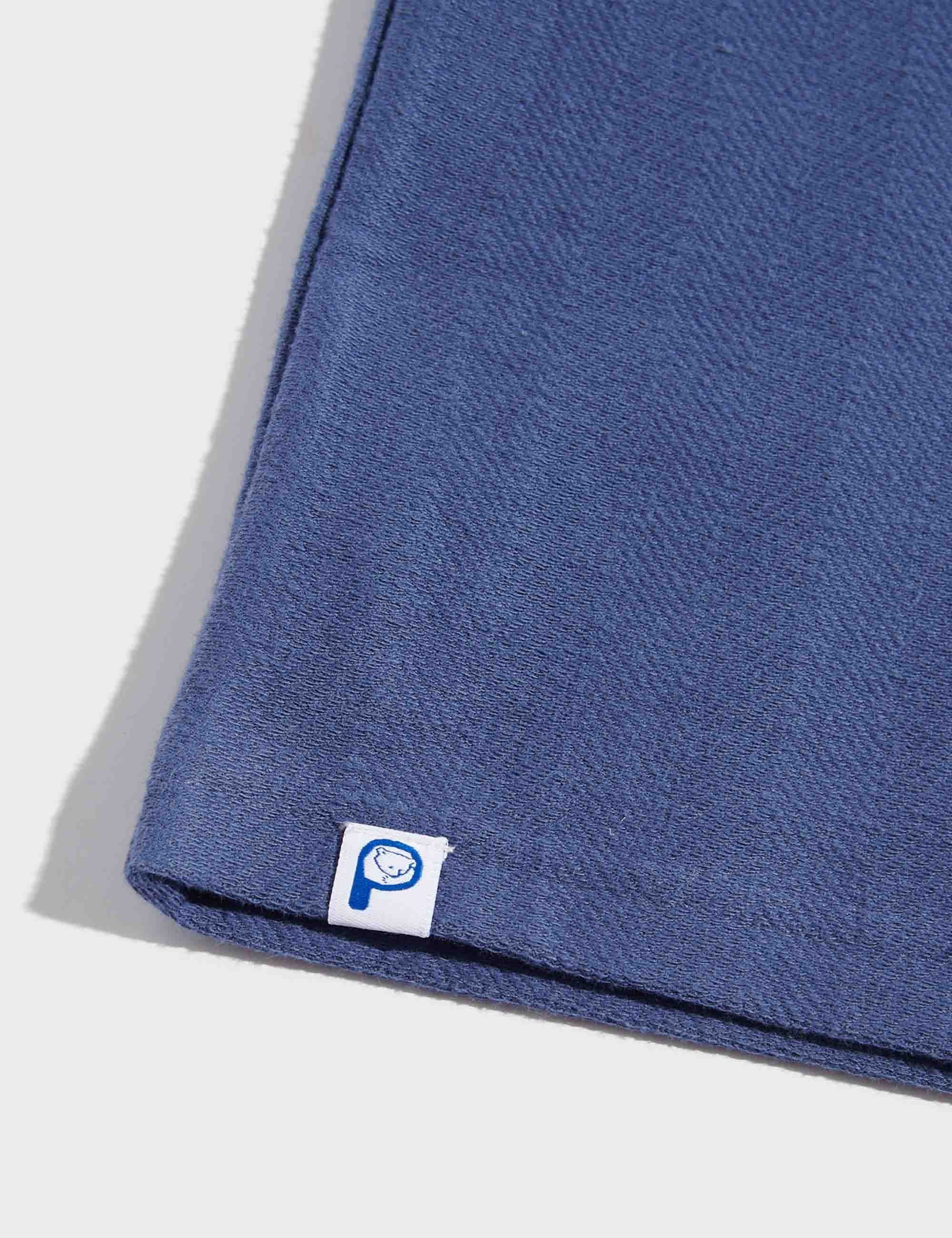 Textured T-Shirt - Blue Indigo - Image 3