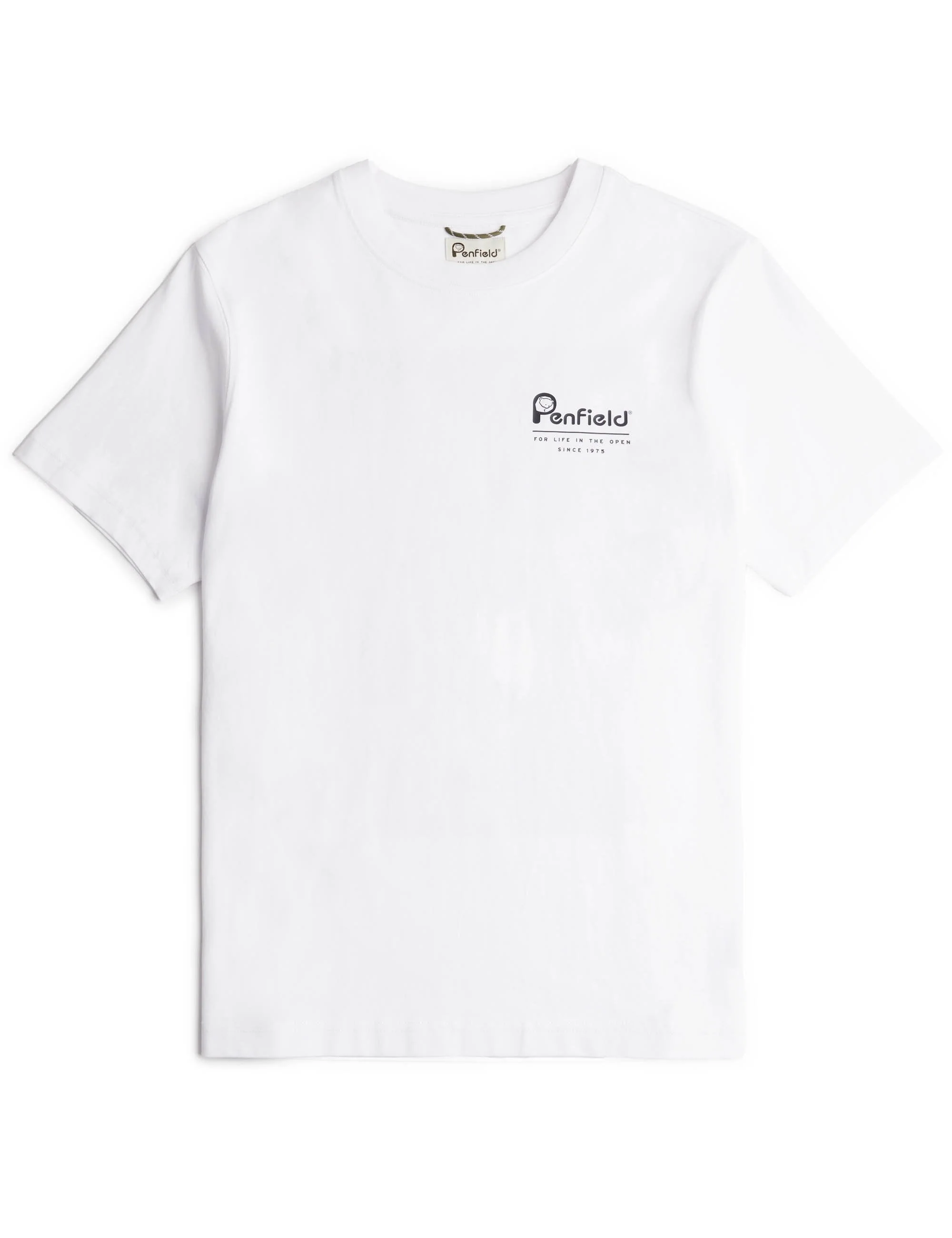 Valley Back Print T-Shirt - White - Image 3