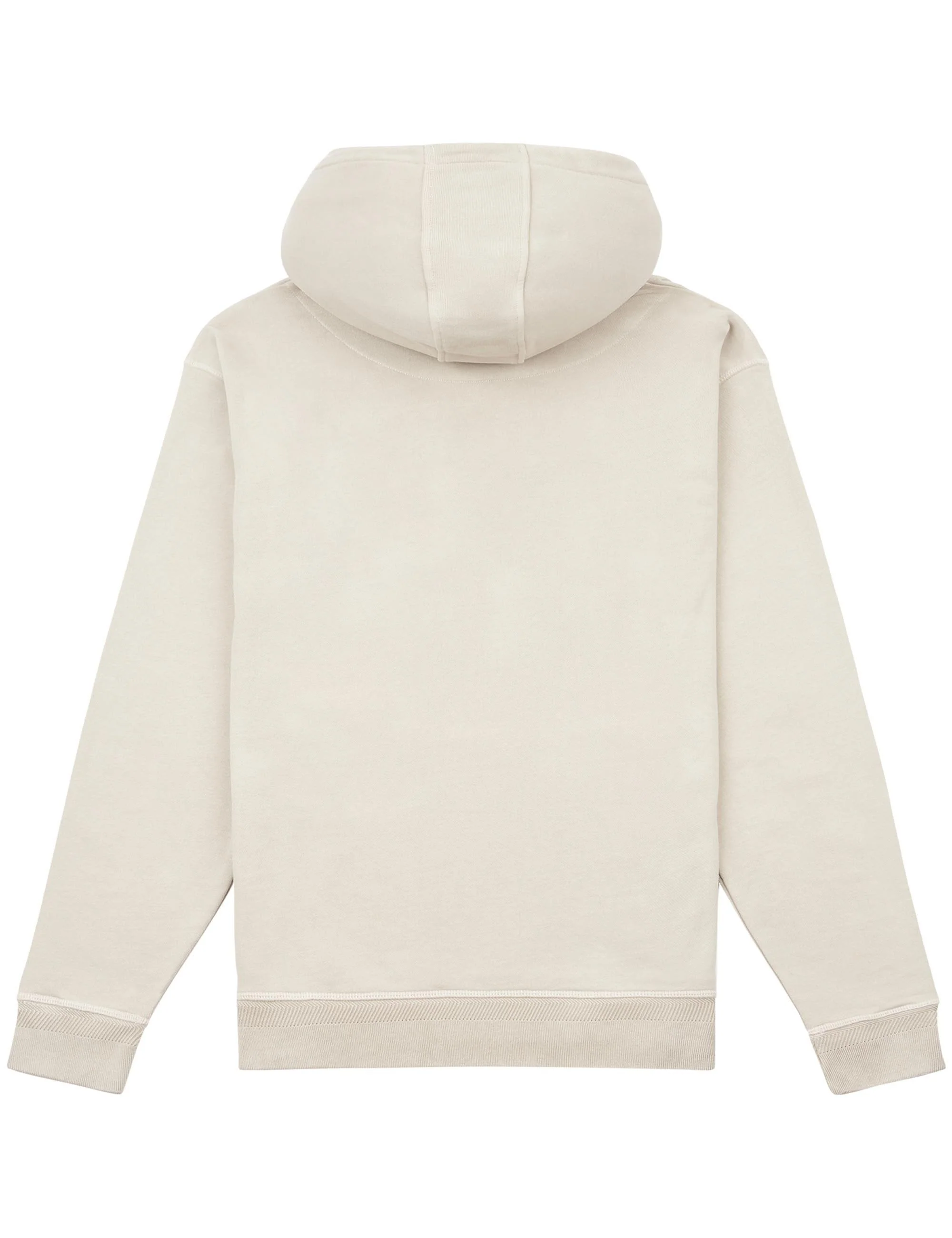 Washed Loopback Hooded Sweat - Silver Grey - Image 2