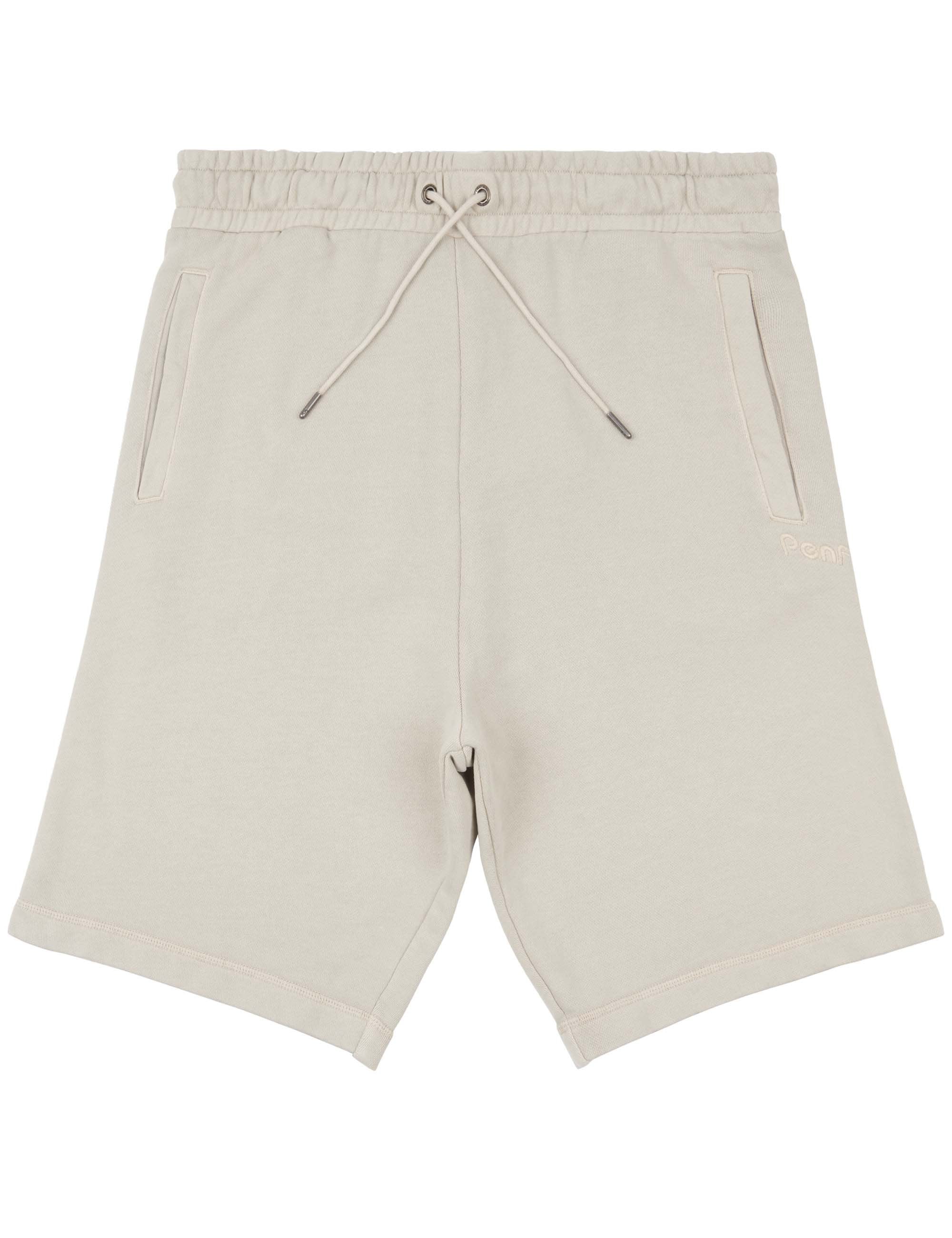 Washed Loopback Shorts - Silver Grey