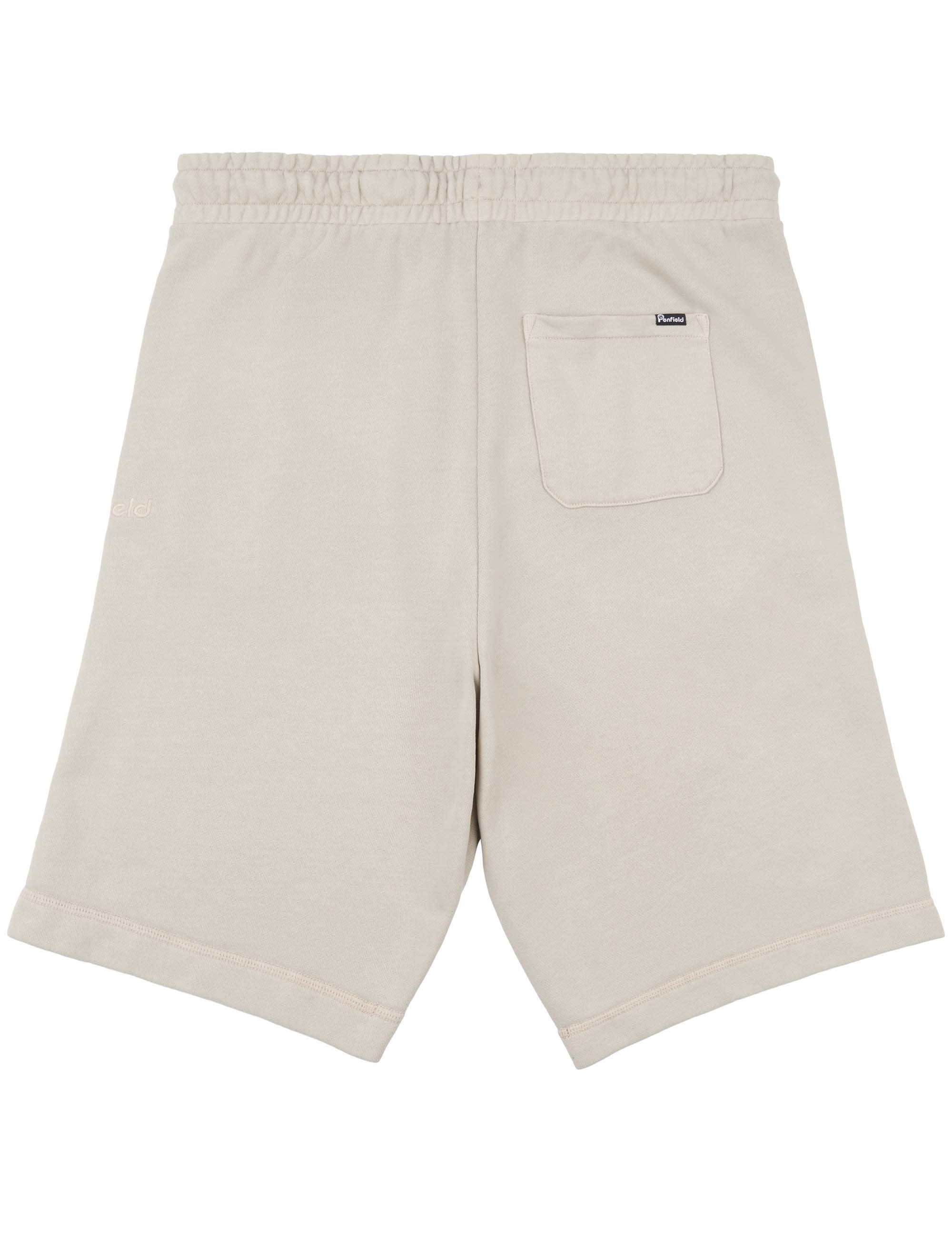 Washed Loopback Shorts - Silver Grey - Image 2
