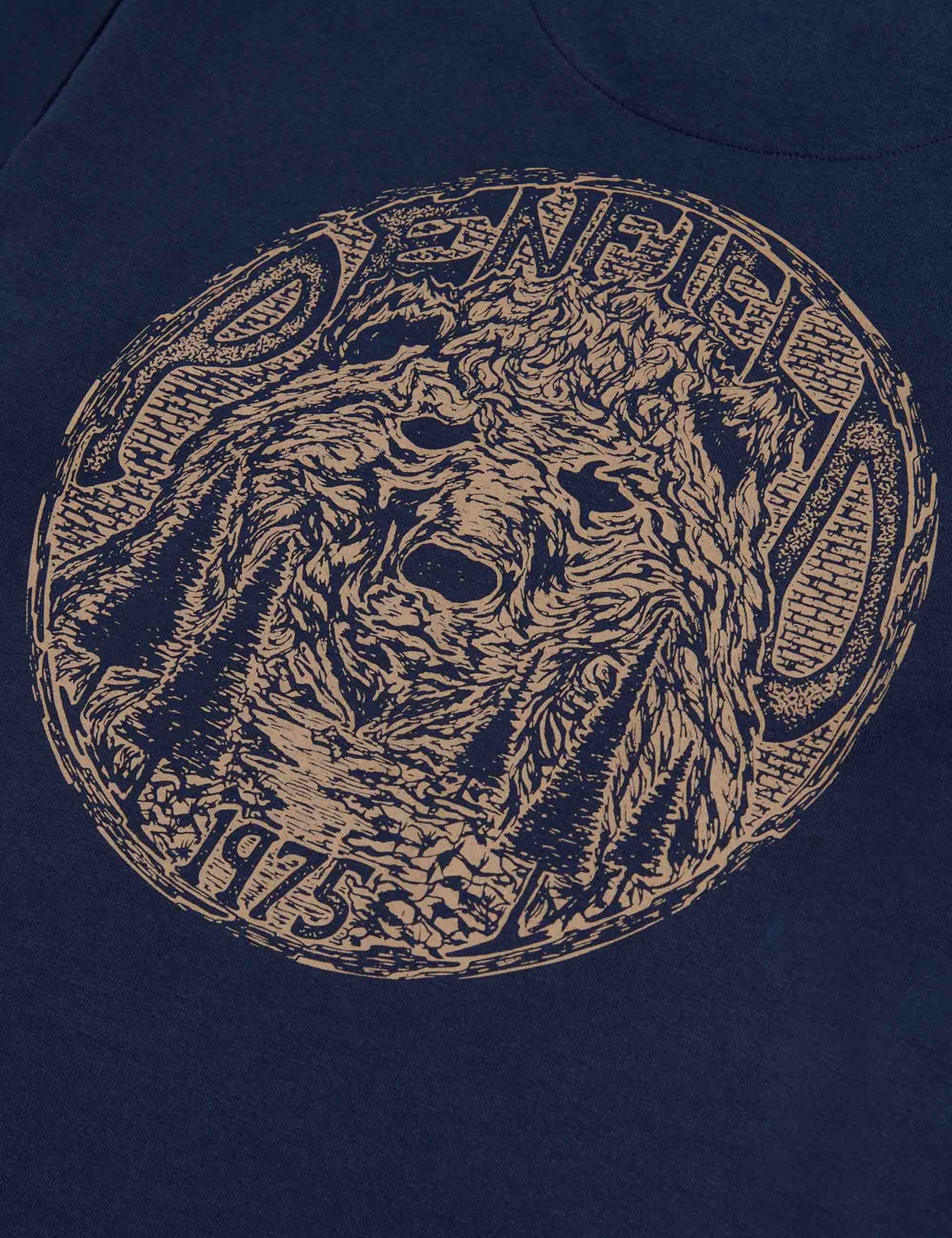 Wild Bear T-Shirt - Navy Blazer - Image 4