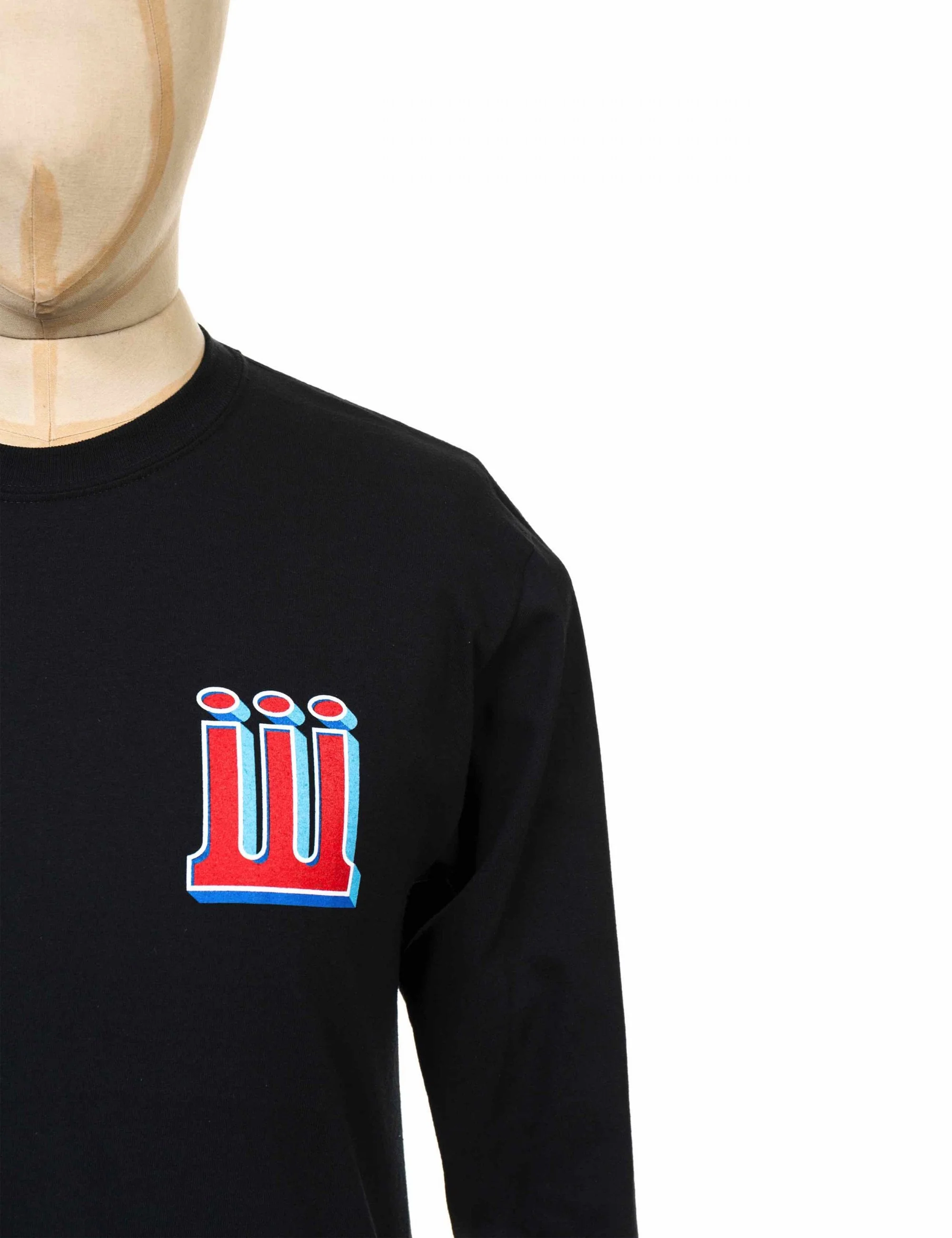 Structure Long Sleeve T-Shirt - Black - Image 3
