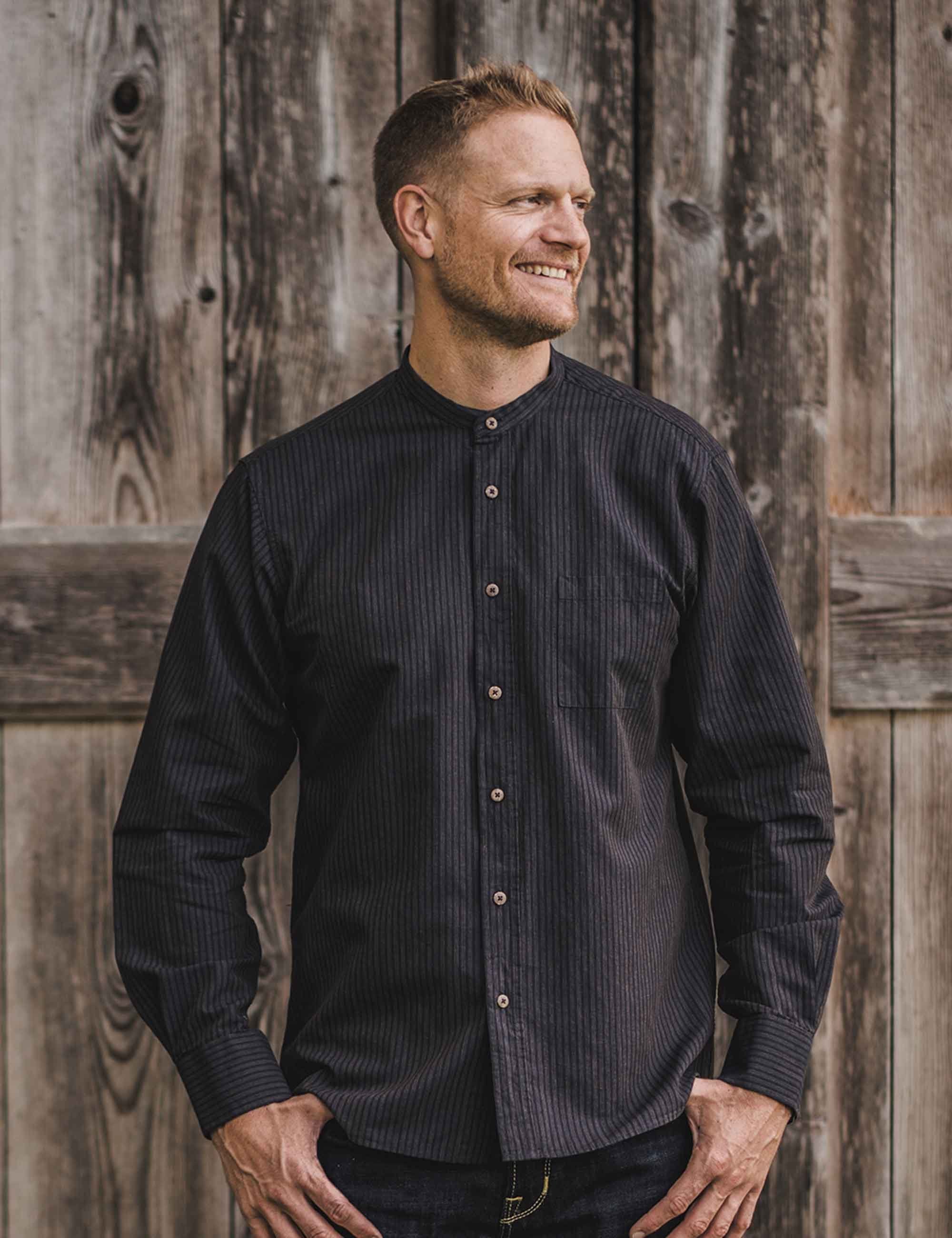 1923 Buccanoy Grandfather Shirt - Hosai Blue - Image 2