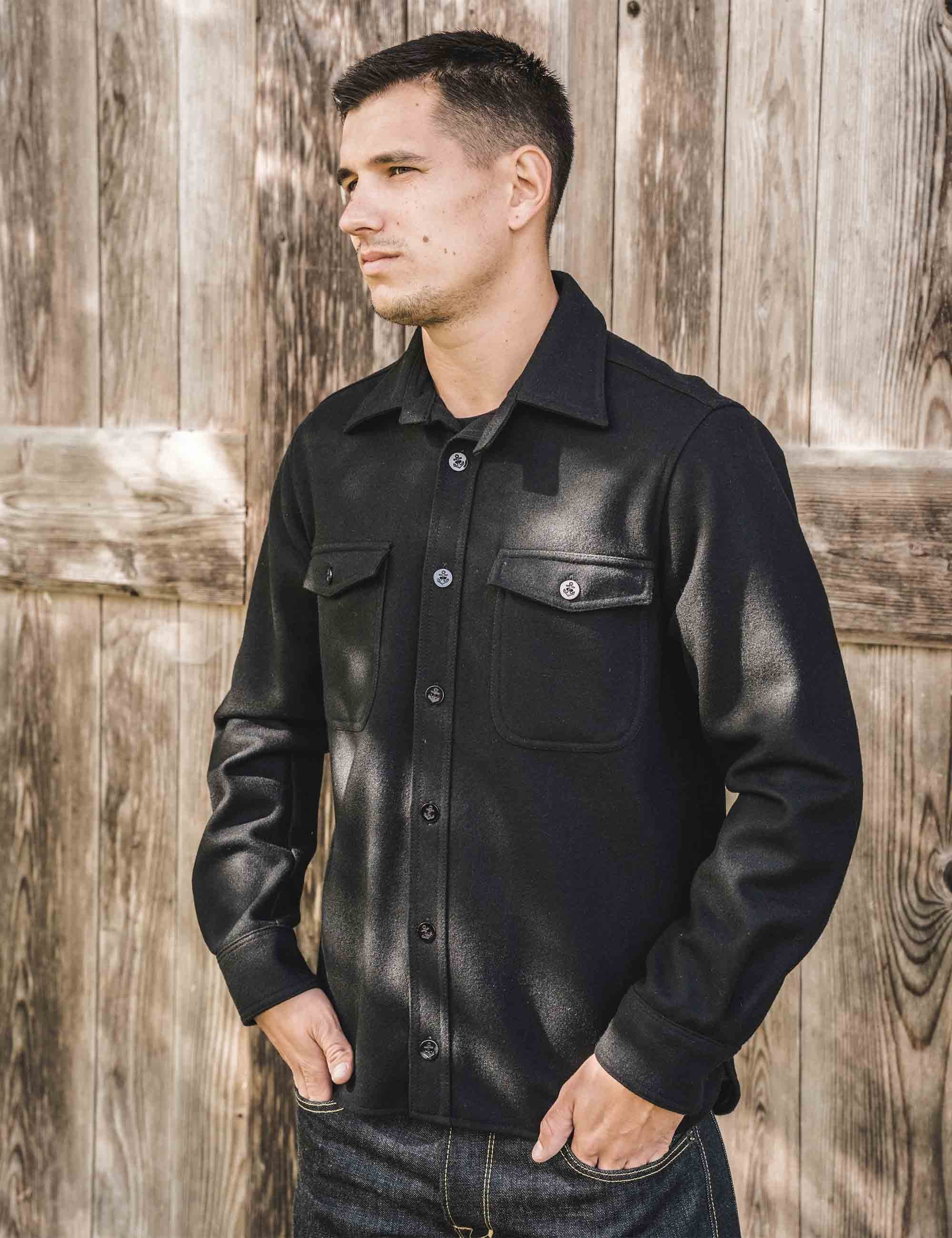 1943 CPO Wool Shirt - Black - Image 2