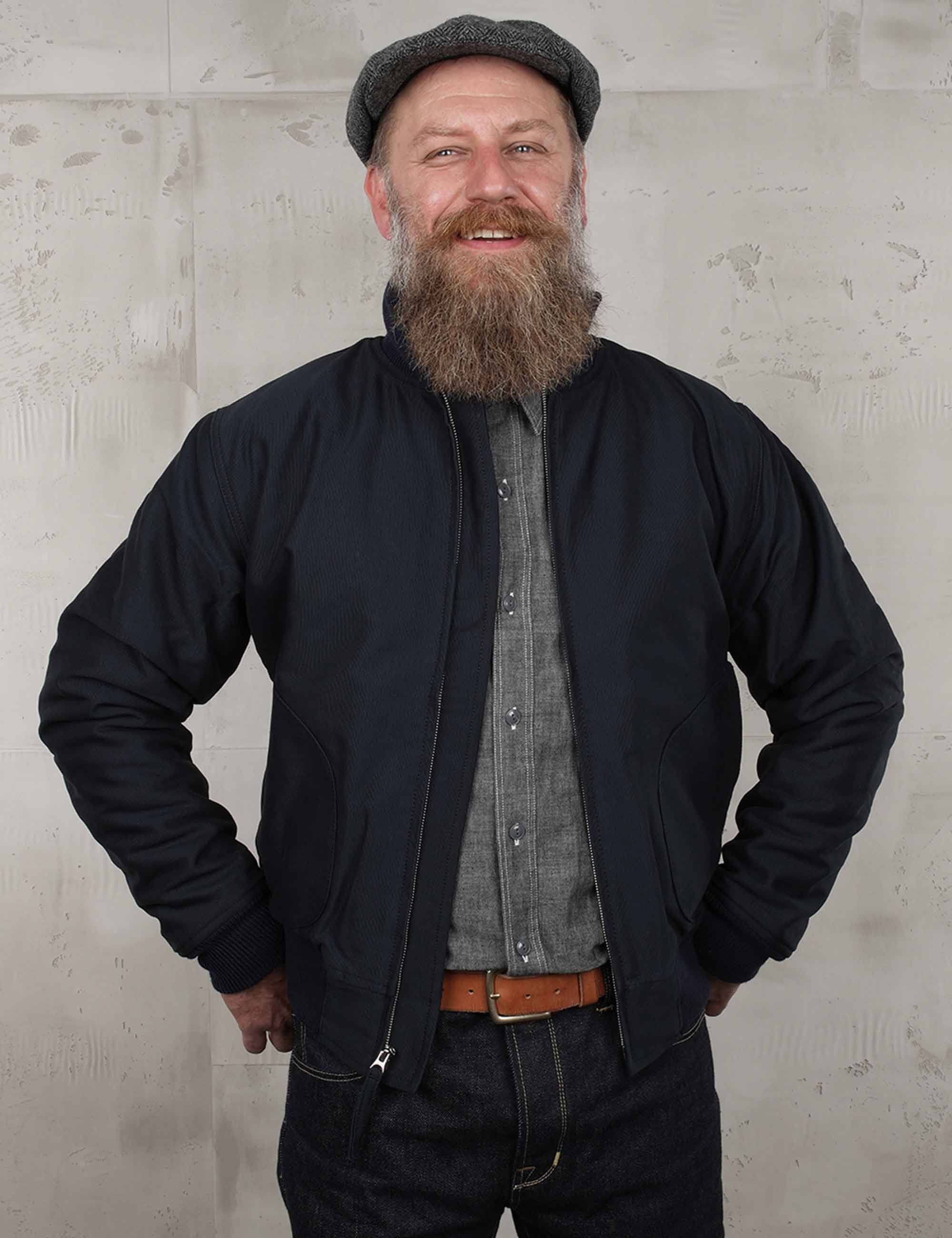 Pike Brothers - 1942 Deck Zip Jacket - Blue - Image 6
