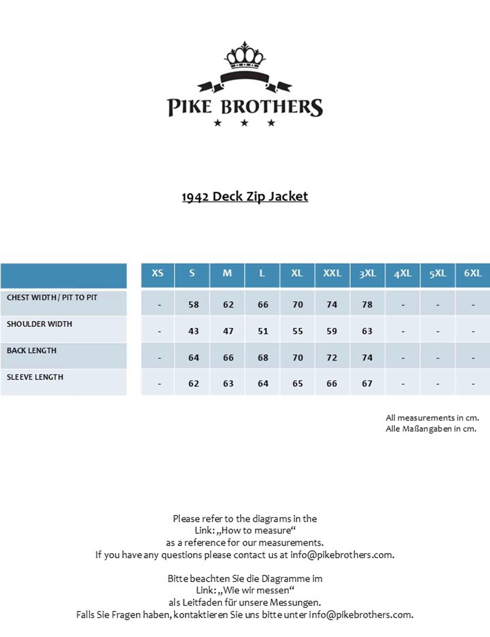 Pike Brothers - 1942 Deck Zip Jacket - Blue - Image 8