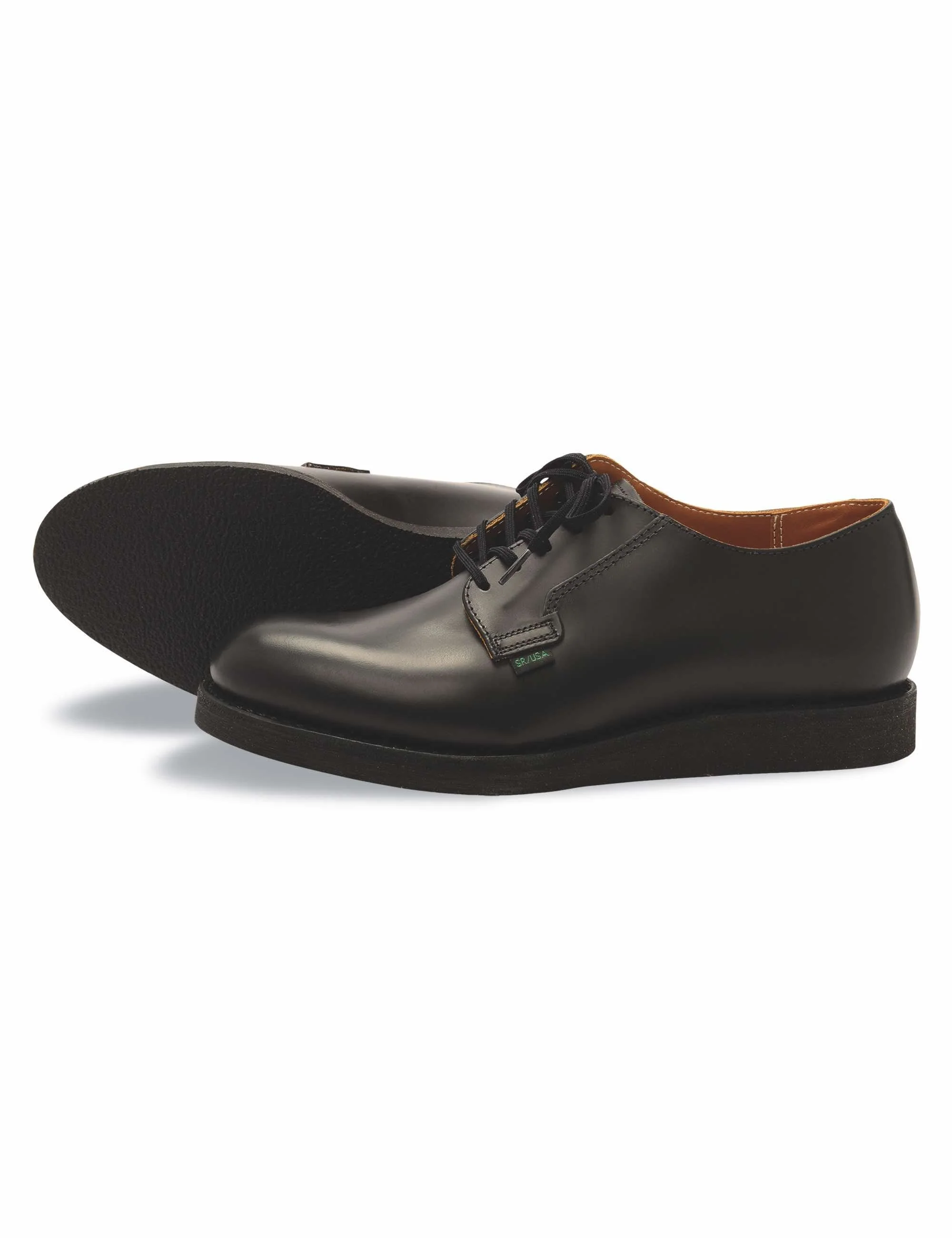 101 Heritage Work Postman Oxford Shoes - Black Chaparral Leather - Image 2