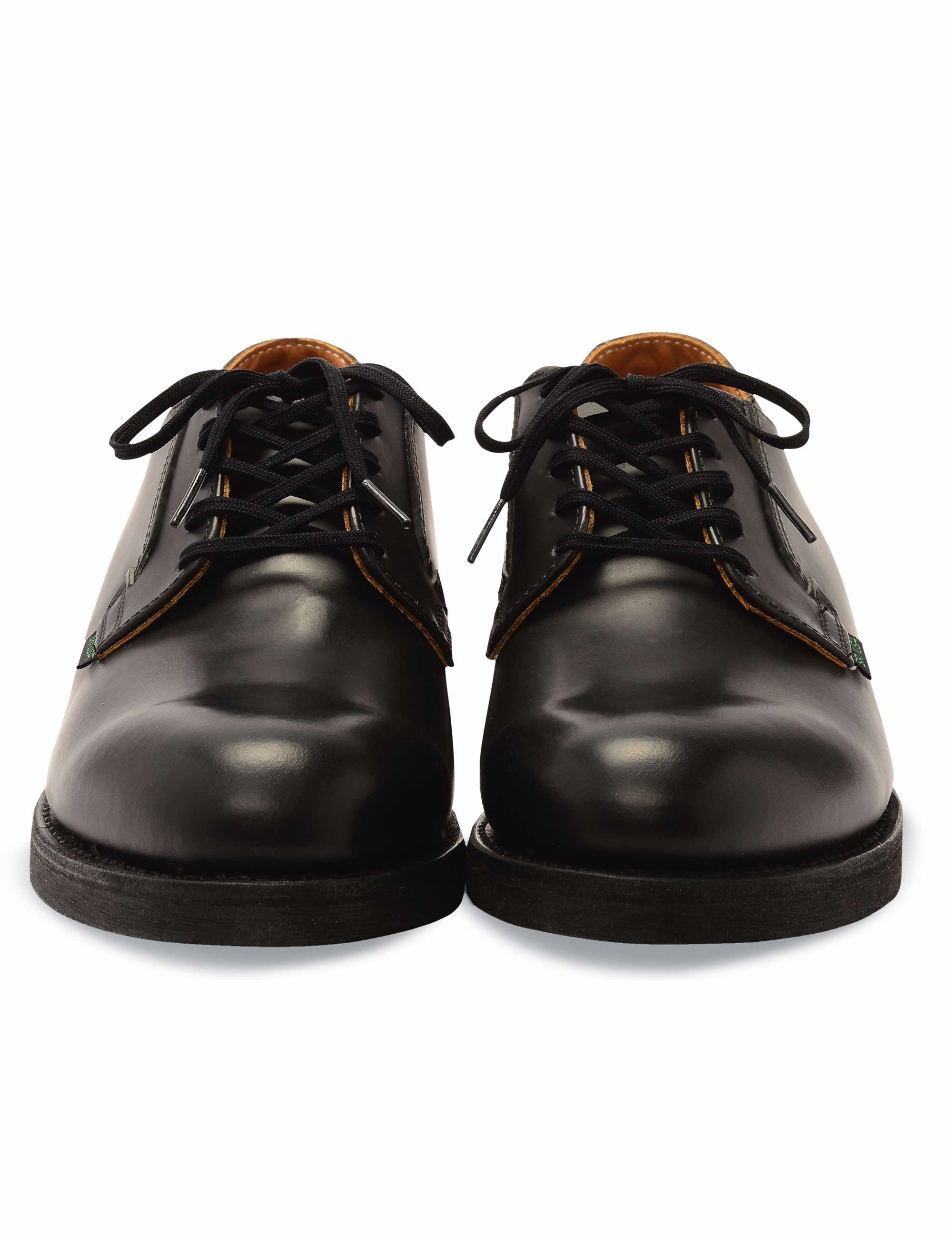 101 Heritage Work Postman Oxford Shoes - Black Chaparral Leather - Image 4