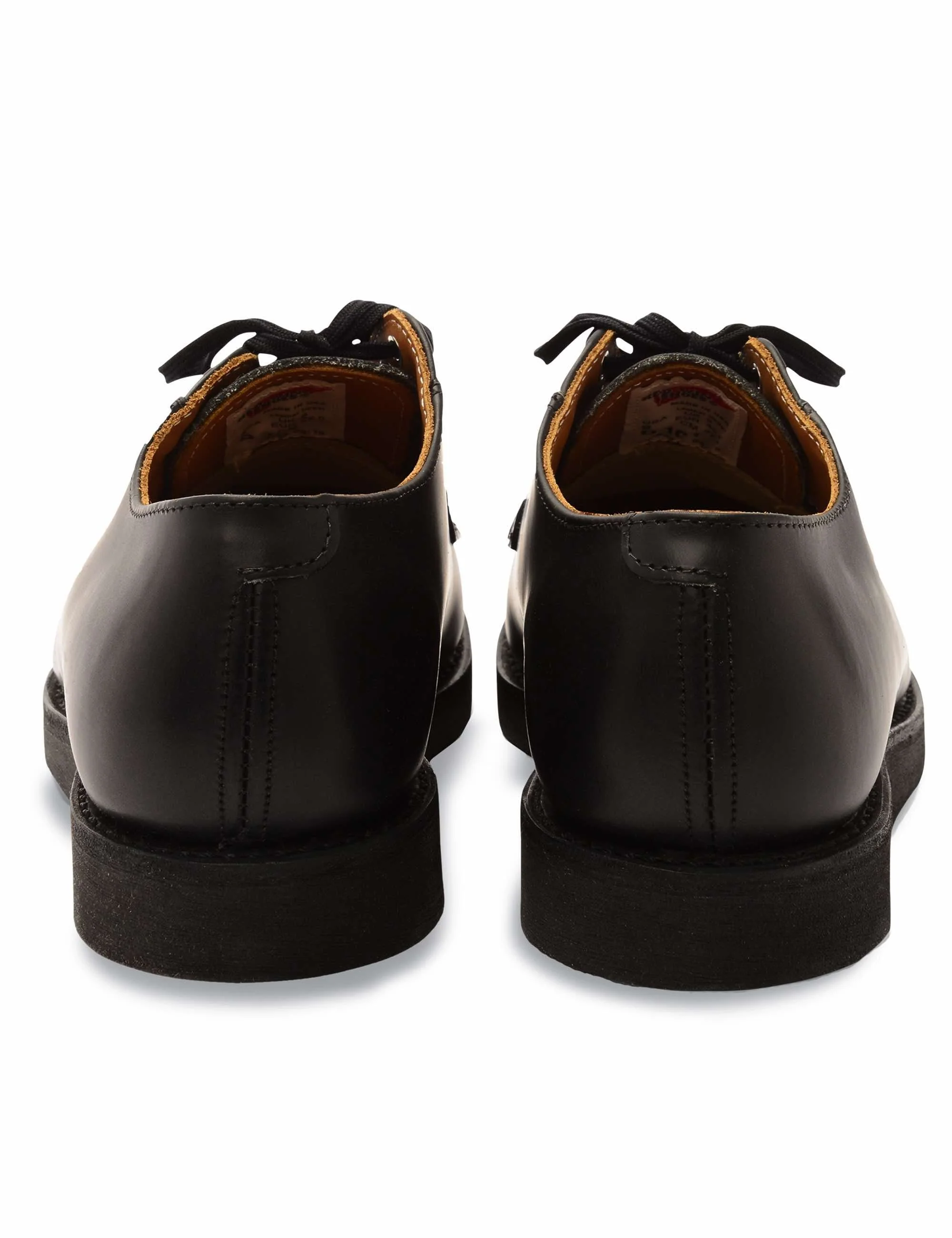 101 Heritage Work Postman Oxford Shoes - Black Chaparral Leather - Image 5