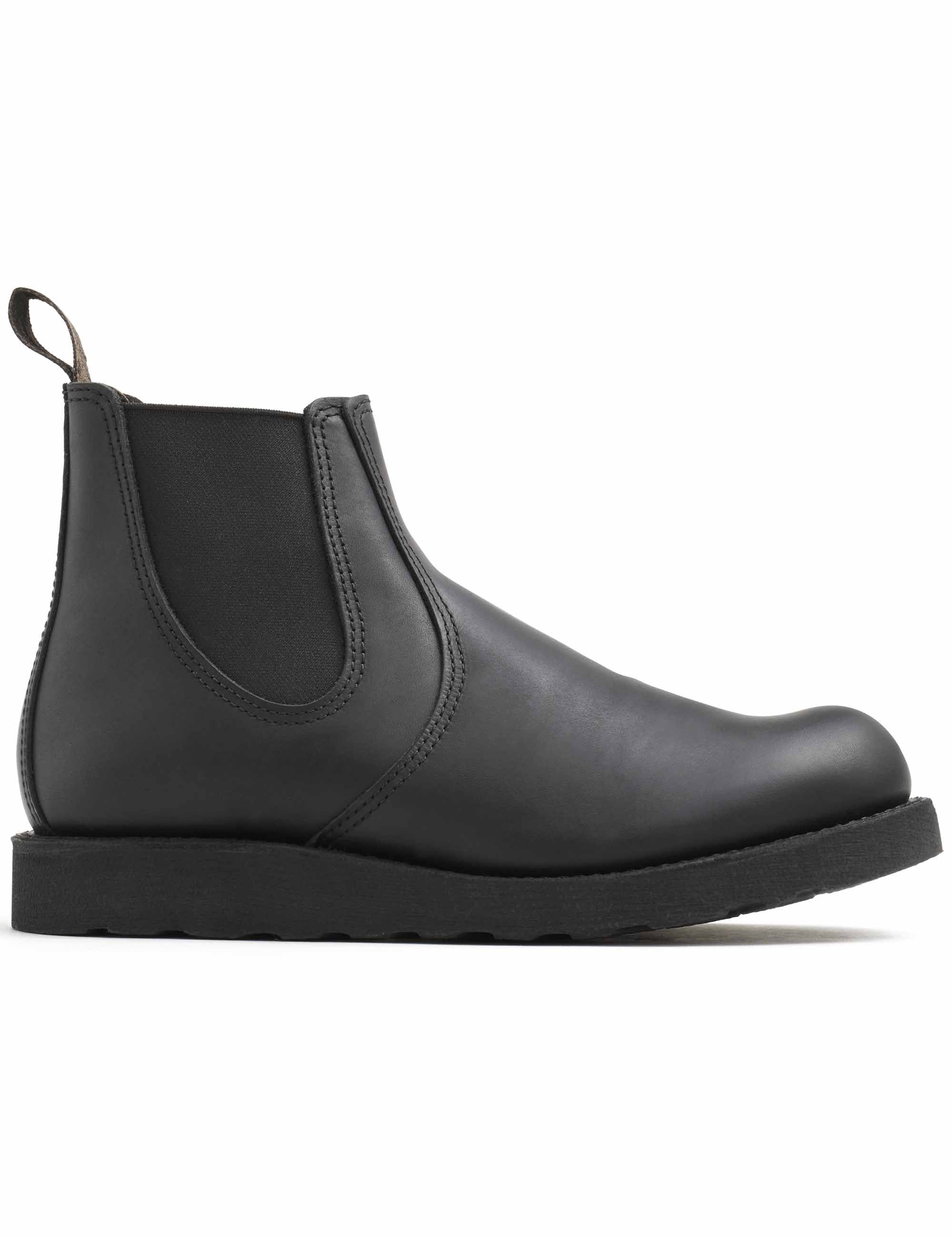 3194 Heritage Classic Chelsea Boot - Black Harness Leather - Image 3