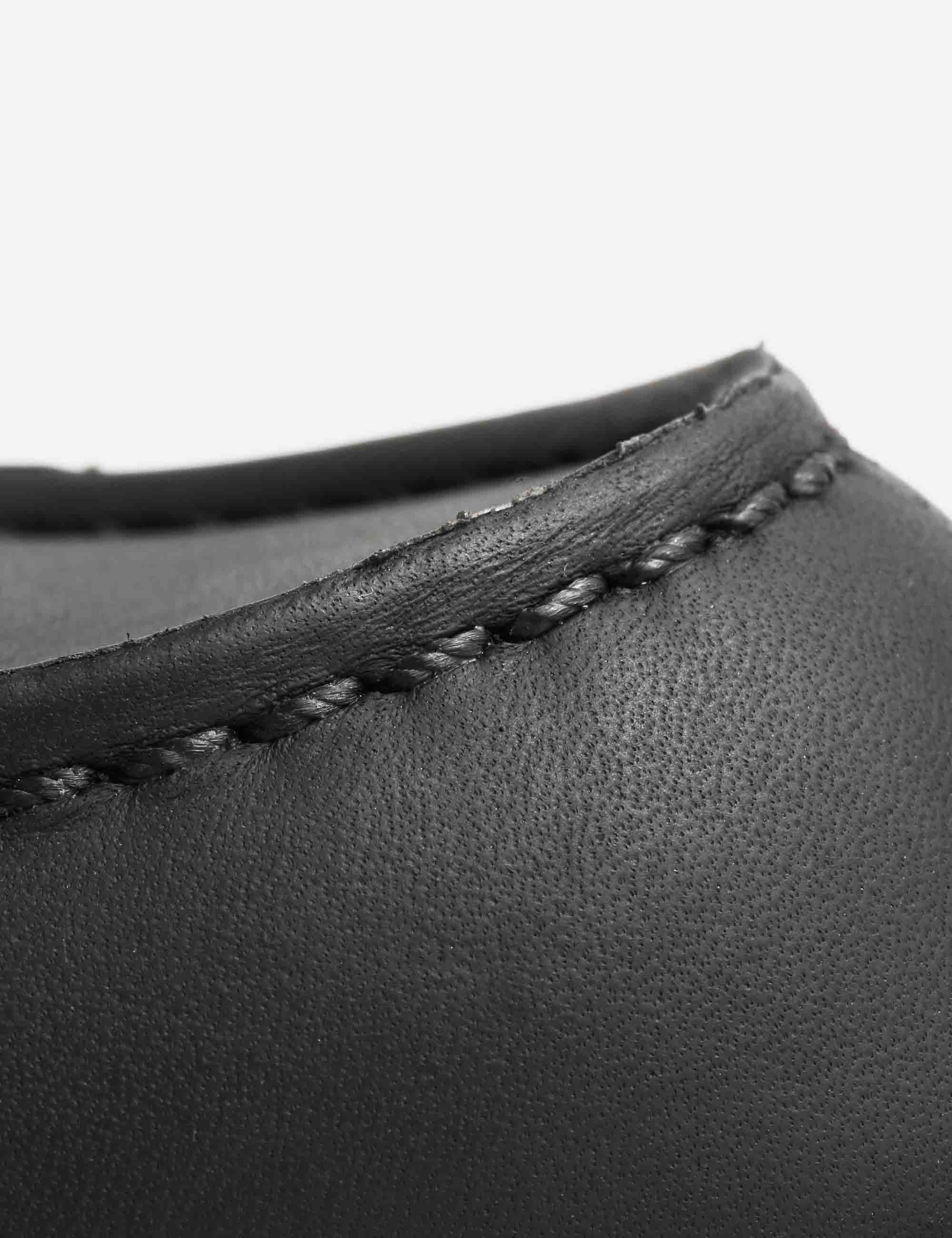 8074 Heritage 6" Moc Toe Boot - Black Harness Leather - Image 7
