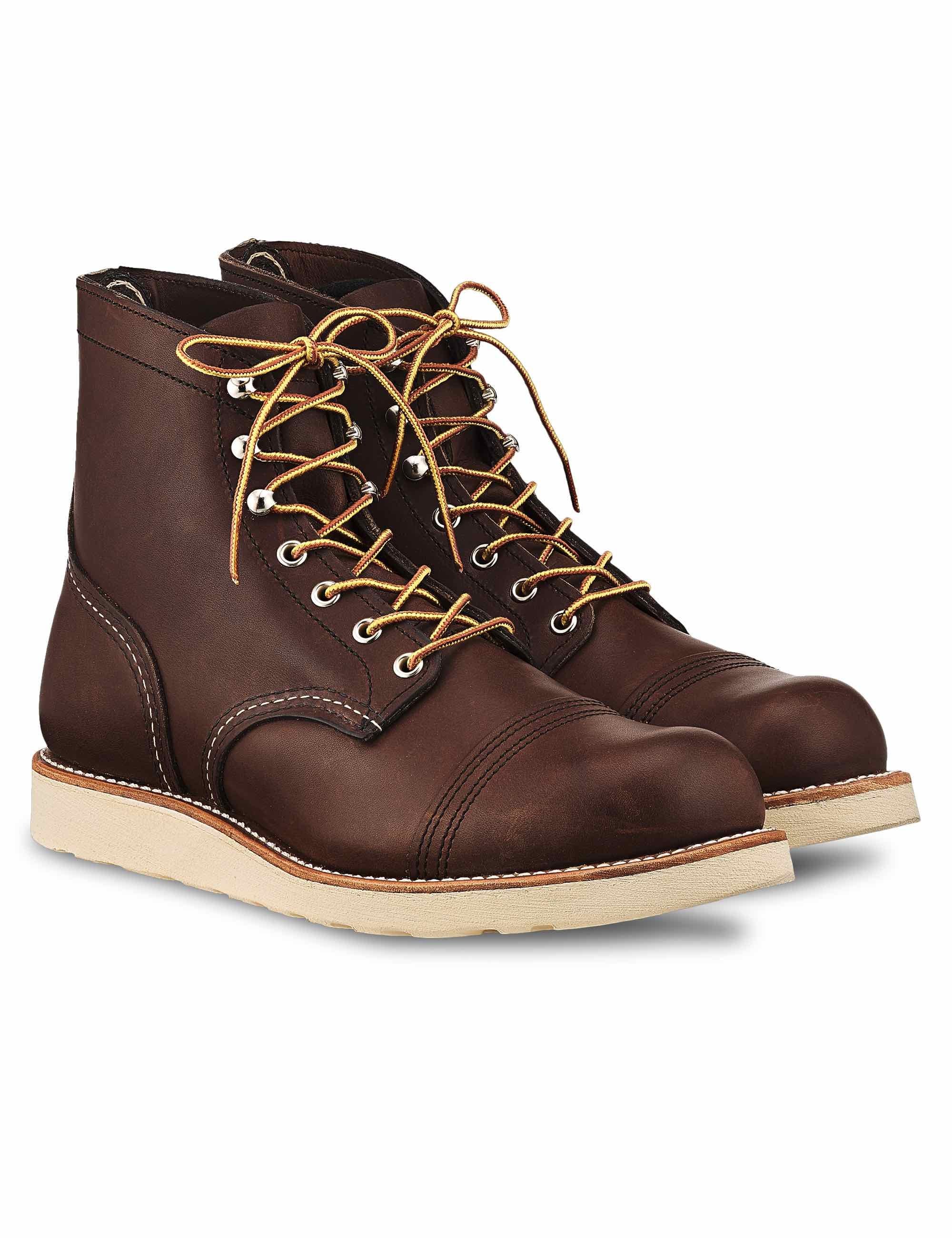 8088 Heritage 6" Iron Ranger Boot (Traction Tread) - Amber Harness Leather