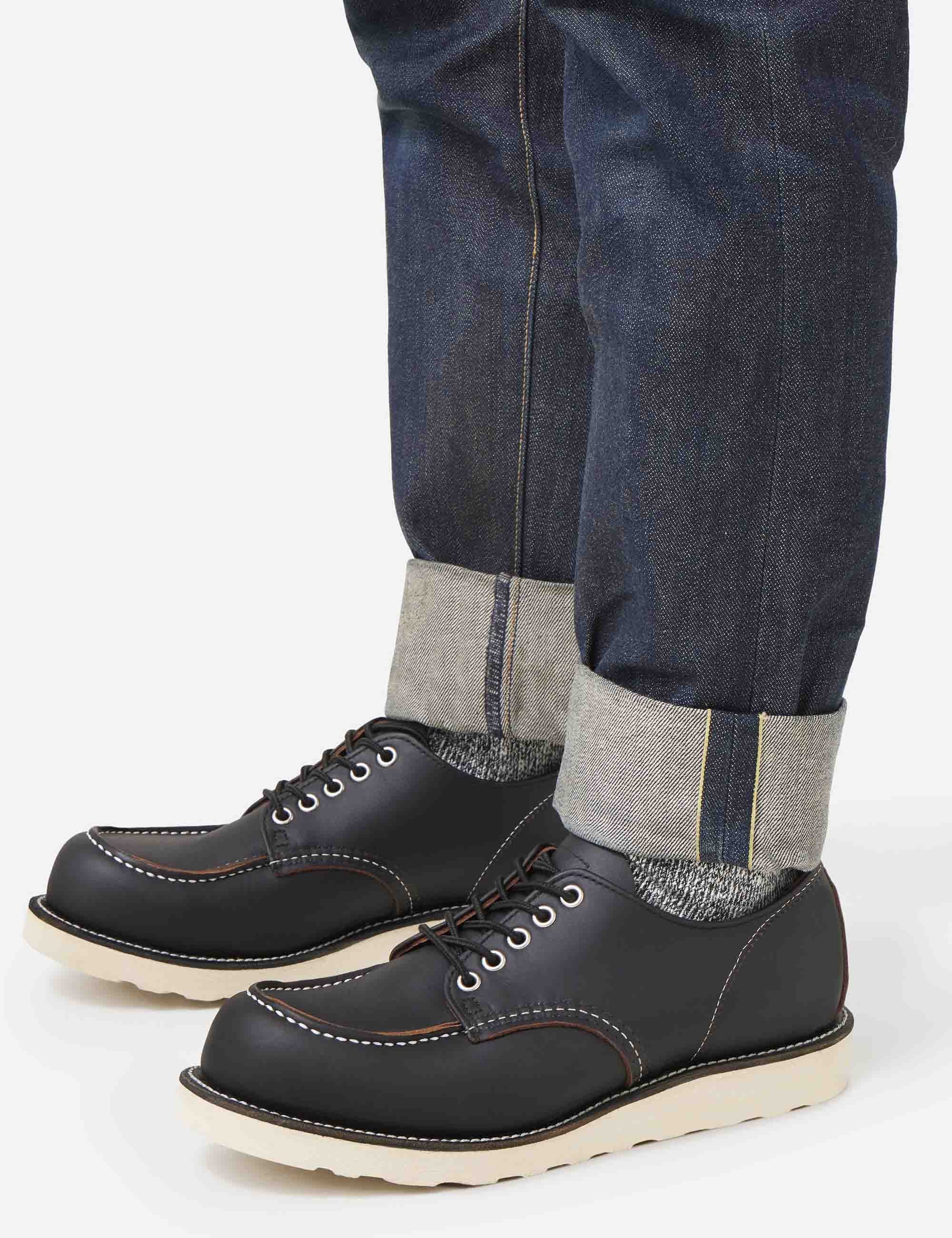 8090 Heritage Work Classic Oxford Shoe - Black Prairie Leather - Image 2