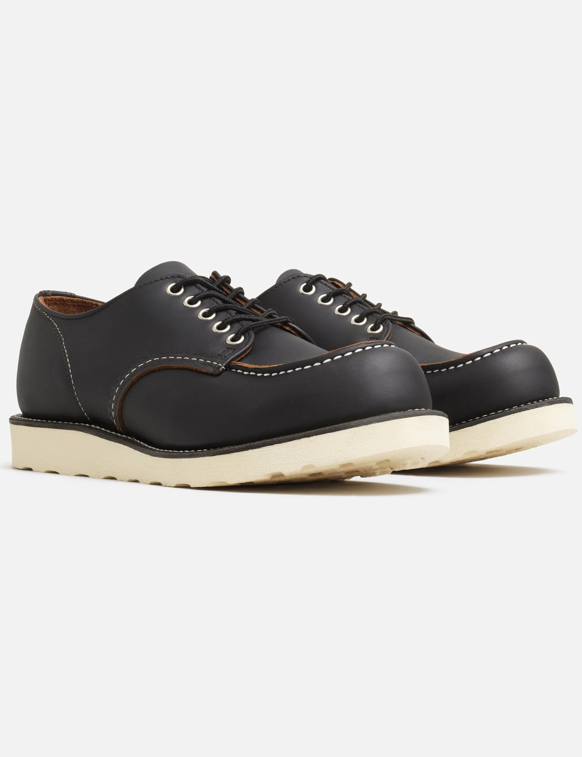 8090 Heritage Work Classic Oxford Shoe - Black Prairie Leather - Image 3