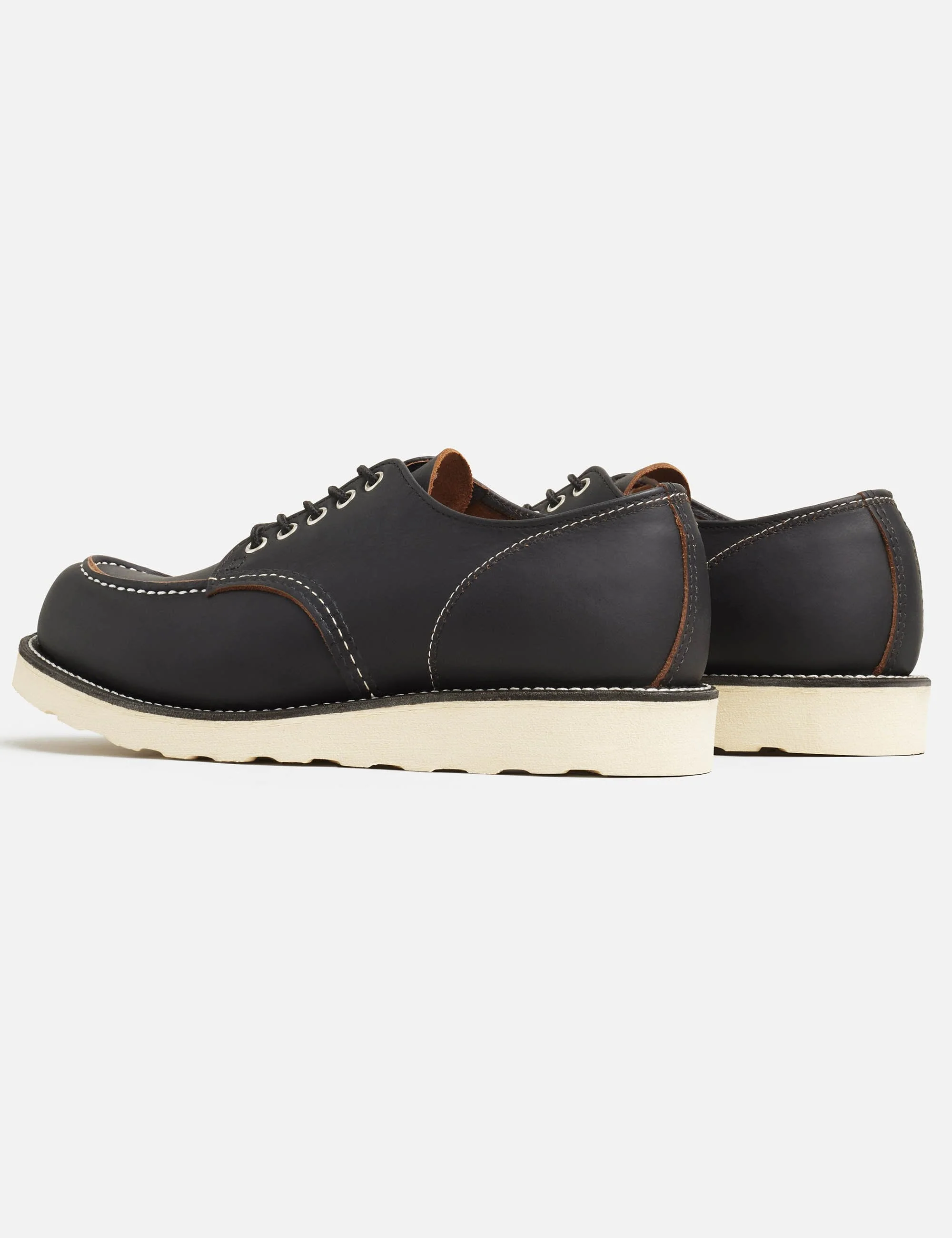 8090 Heritage Work Classic Oxford Shoe - Black Prairie Leather - Image 6