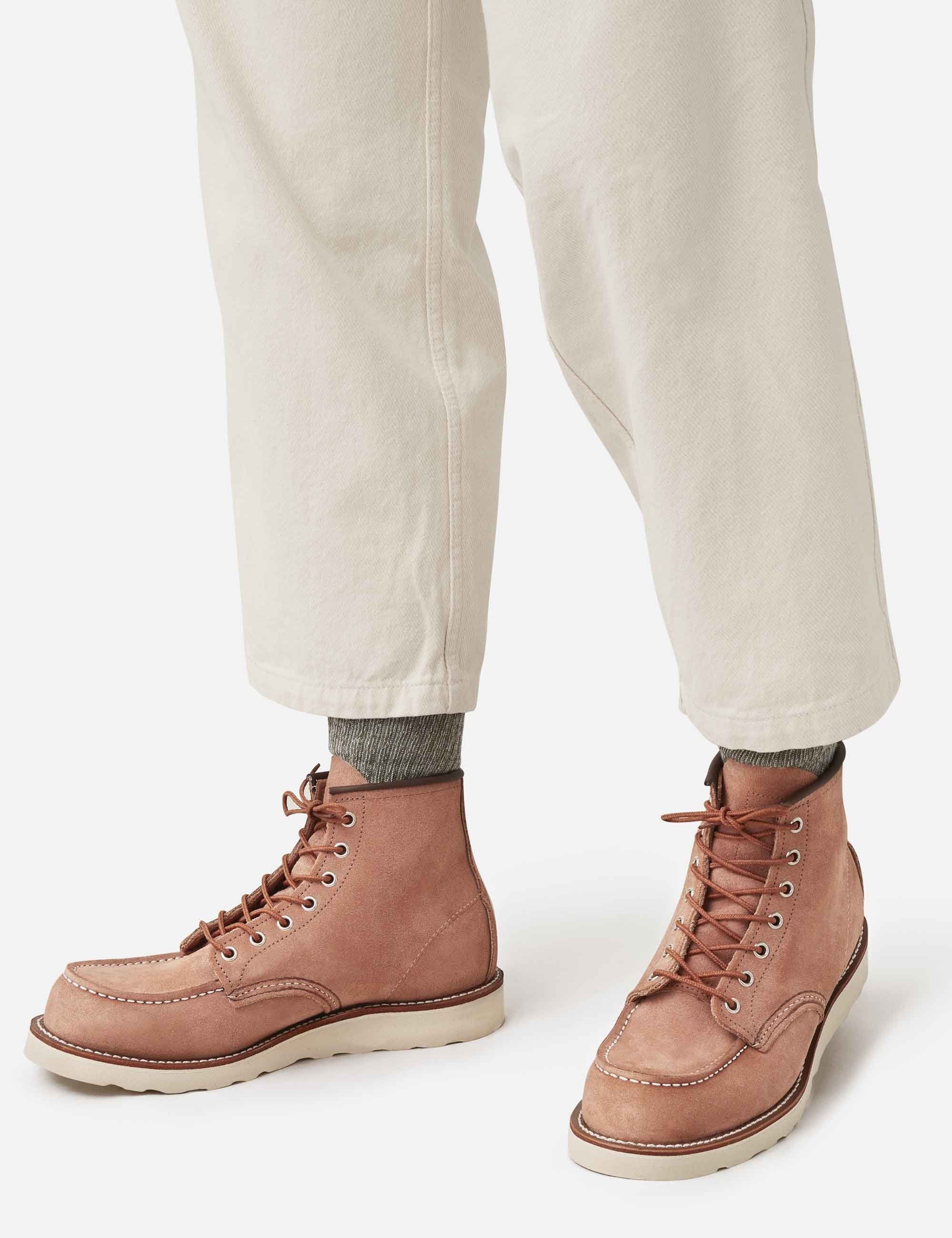 8208 Heritage 6" Moc Toe Boot - Dusty Rose Abilene Leather - Image 2