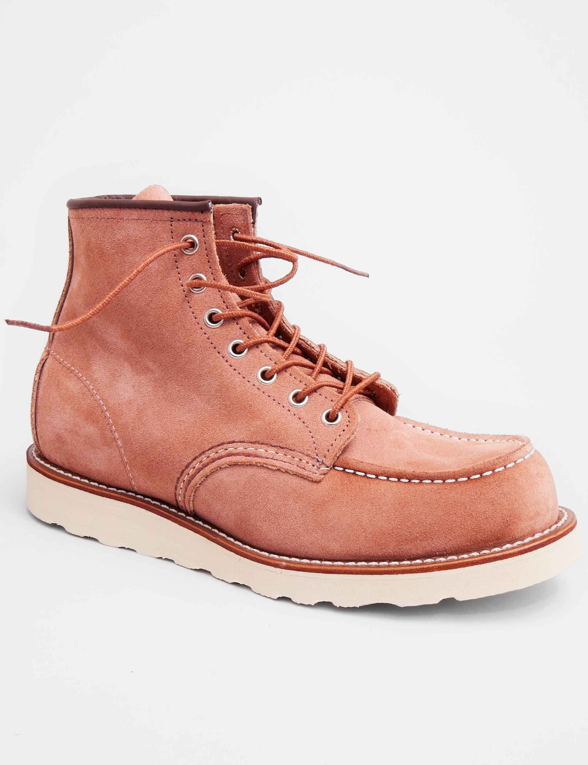 8208 Heritage 6" Moc Toe Boot - Dusty Rose Abilene Leather - Image 7