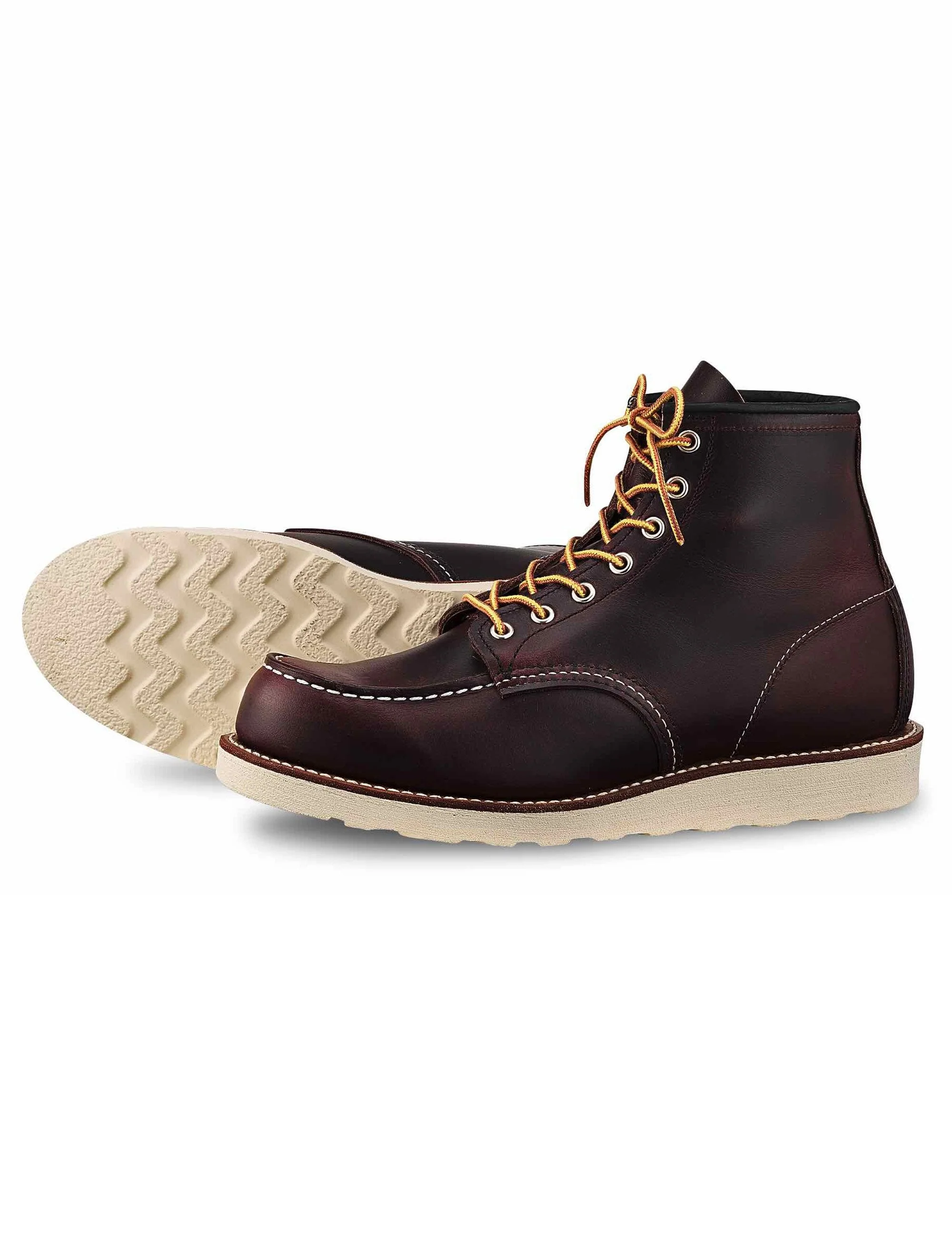 8847 Heritage 6" Moc Toe Boot - Black Cherry Excalibur Leather - Image 2