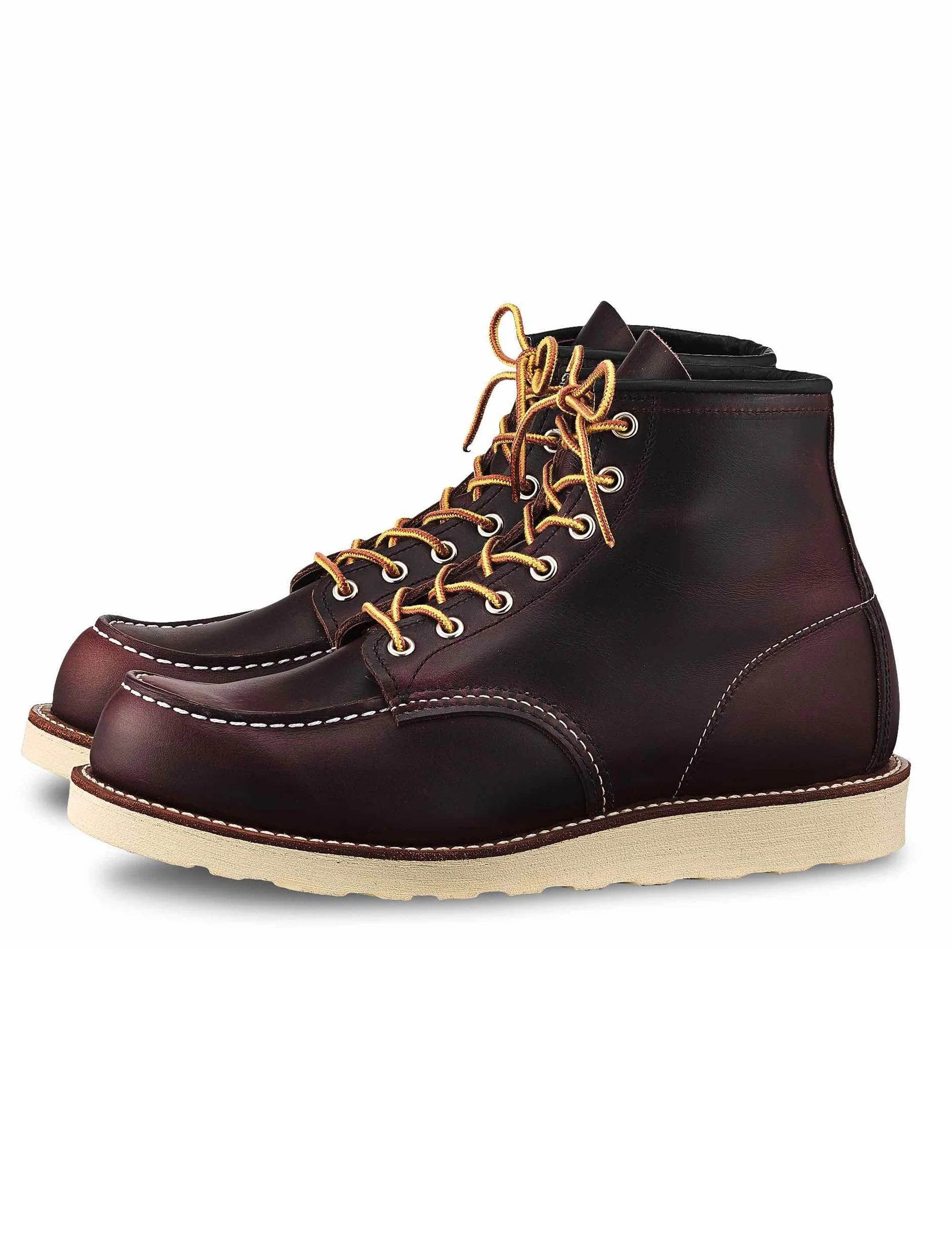 8847 Heritage 6" Moc Toe Boot - Black Cherry Excalibur Leather - Image 3