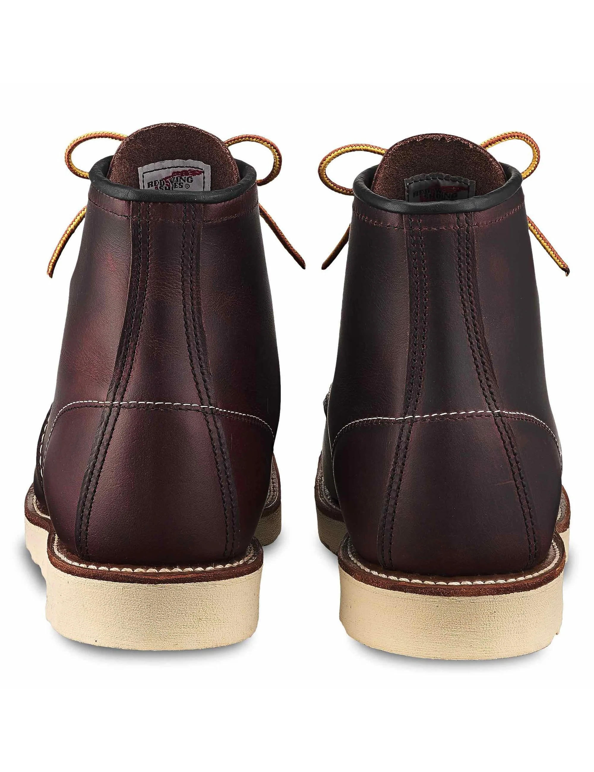 8847 Heritage 6" Moc Toe Boot - Black Cherry Excalibur Leather - Image 5