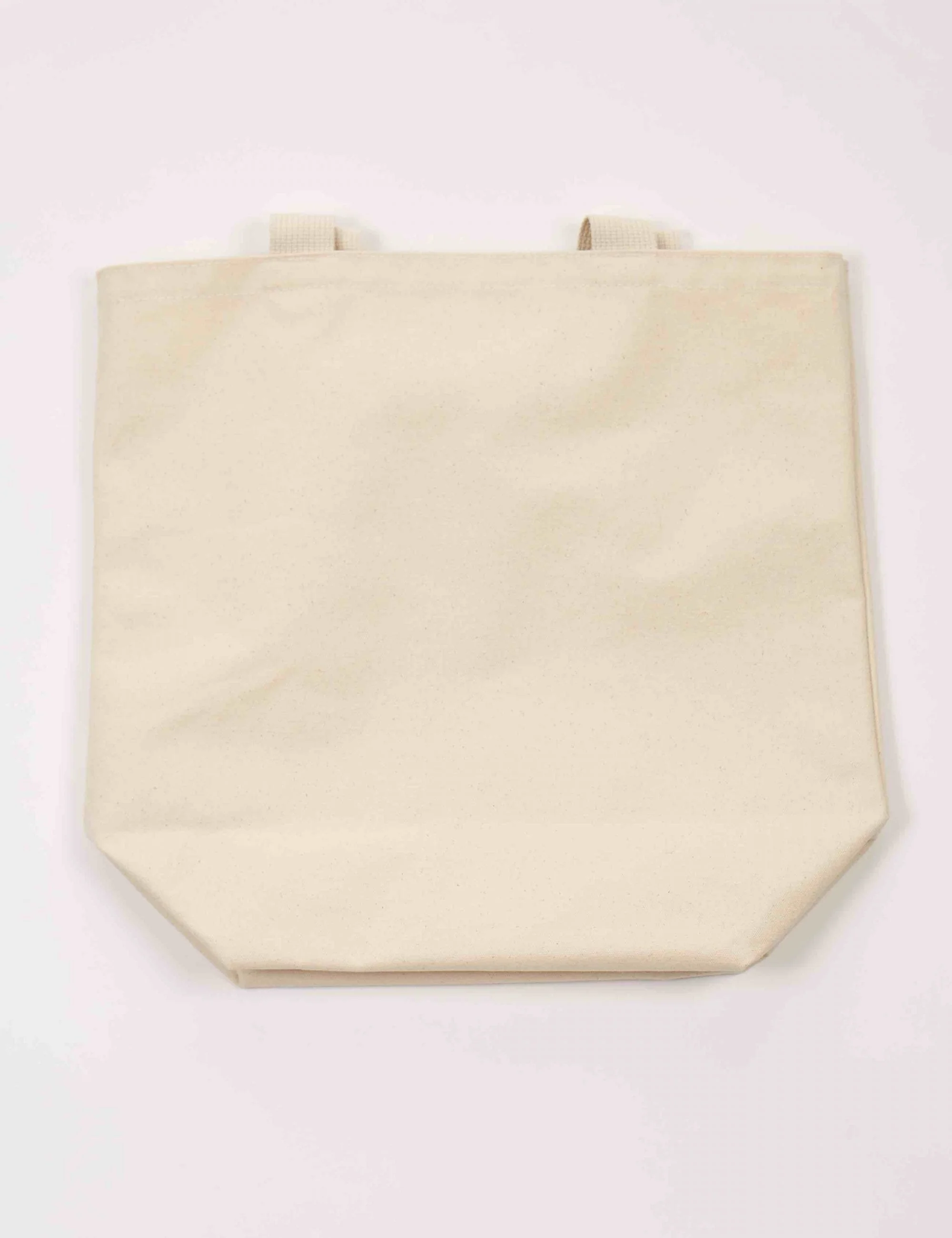95069 Canvas Logo Tote Bag - White - Image 3
