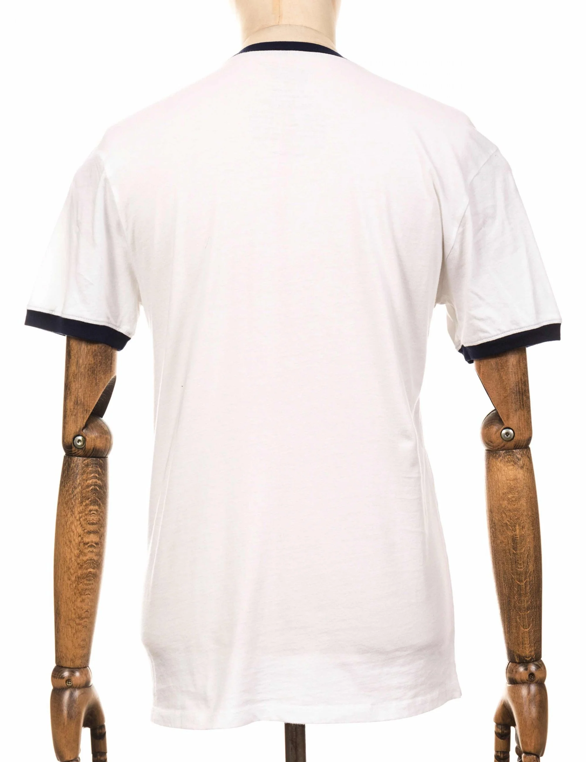 95079 Supersole Ringer T-Shirt - White/Blue - Image 2
