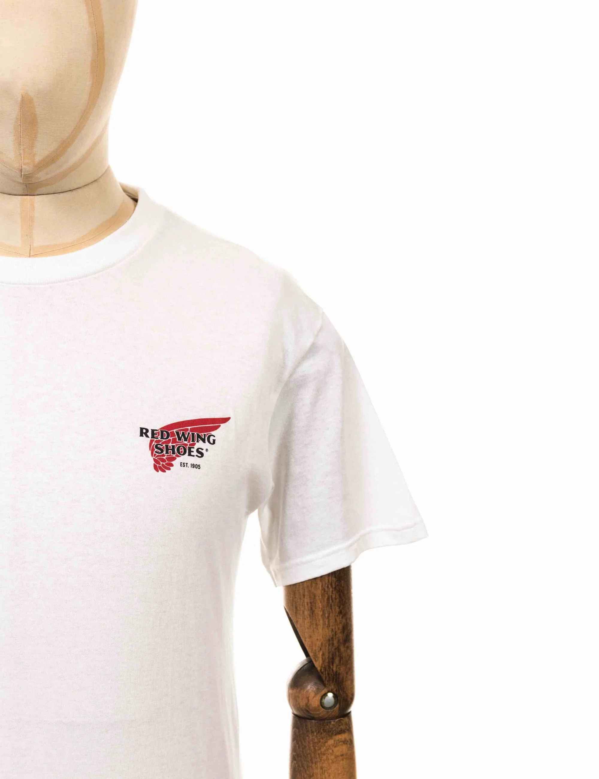 95080 Vintage Logo T-Shirt - White - Image 2