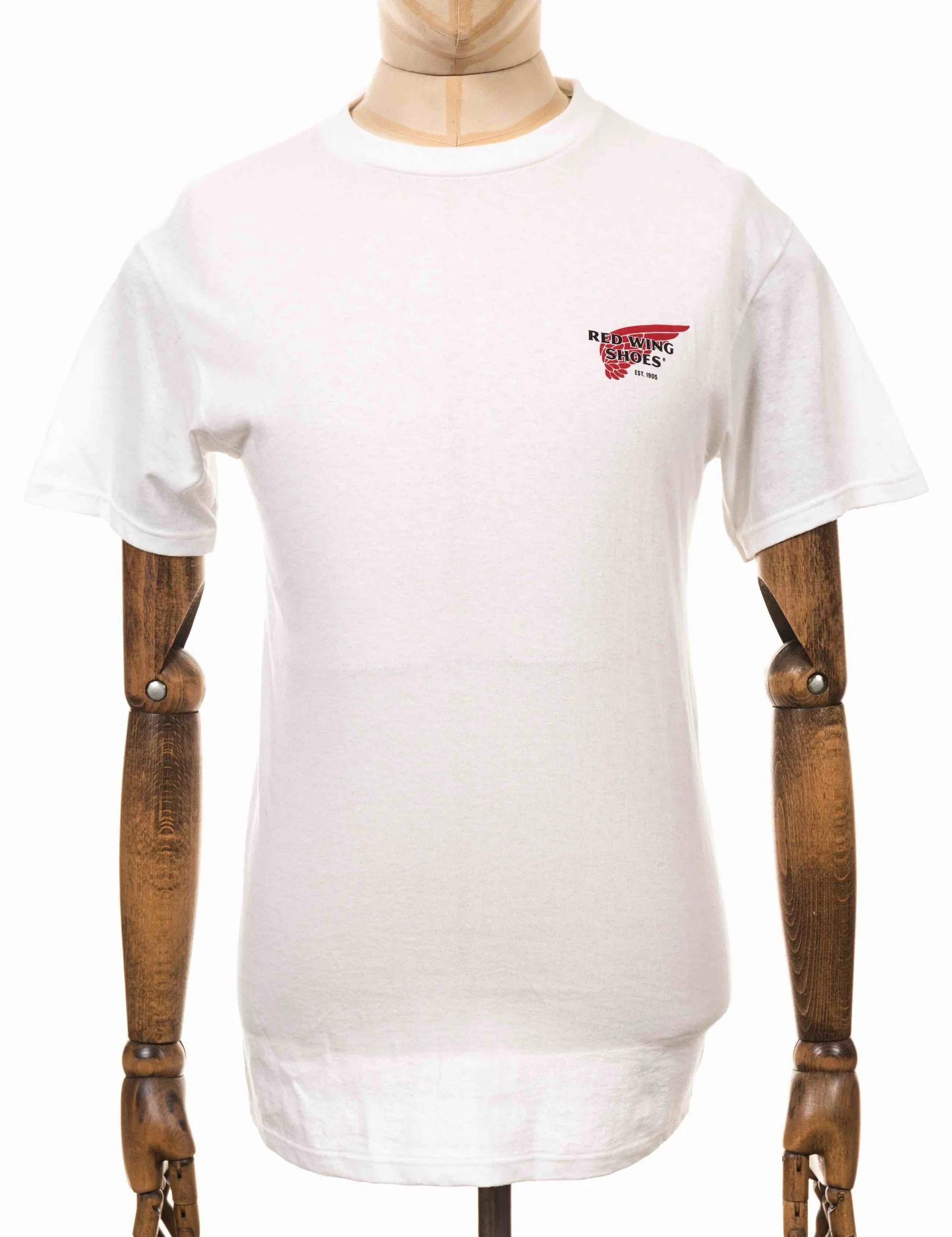 95080 Vintage Logo T-Shirt - White - Image 3