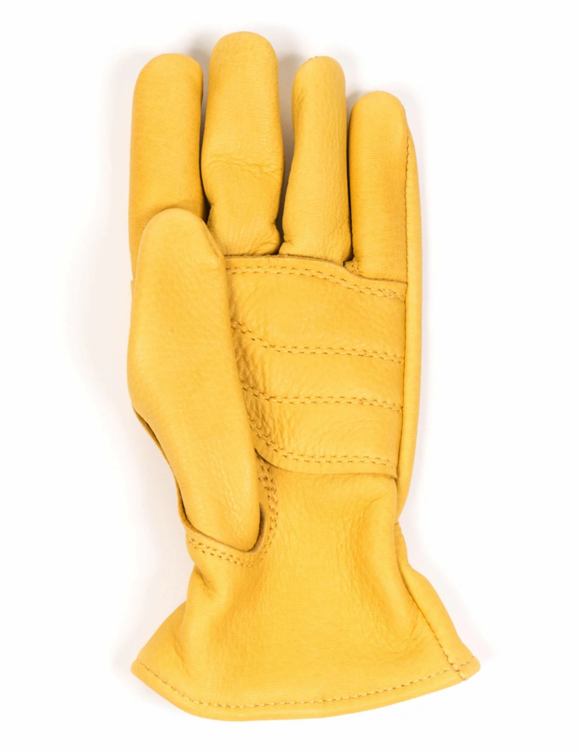 95233 Buckskin Unlined Gloves - Yellow - Image 4