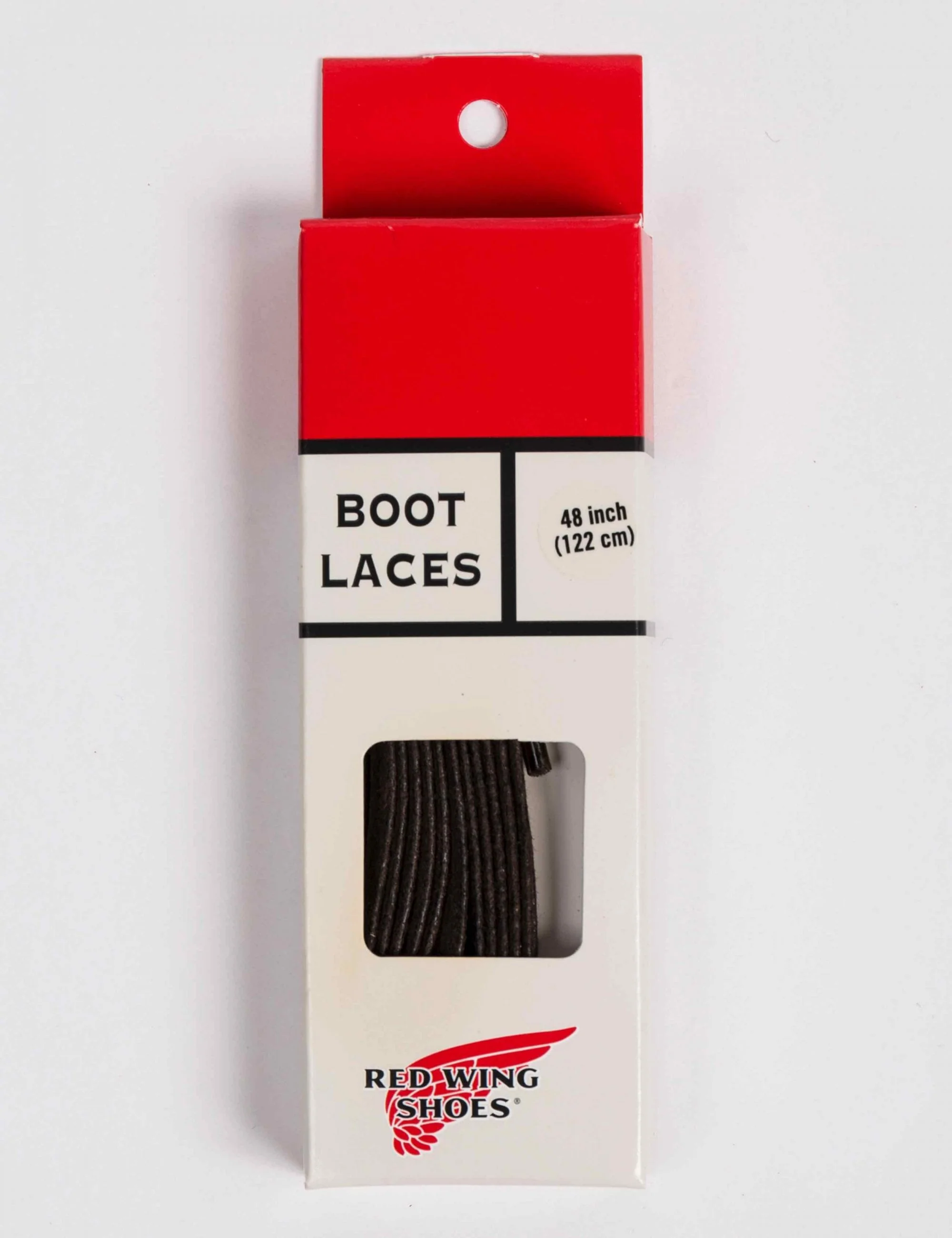 97138 48" Flat Waxed Laces - Brown
