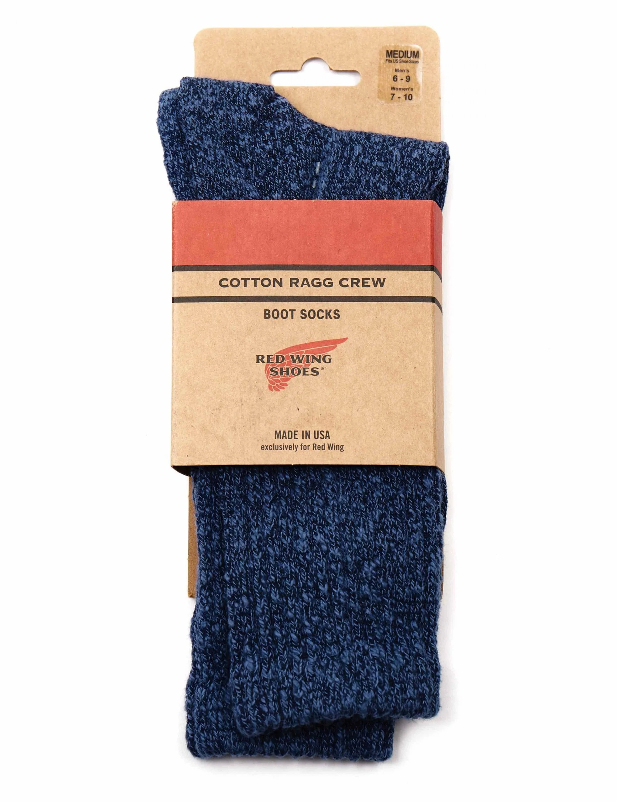 97370 Women's Cotton Ragg Over Dyed Tonal Sock - Navy/Blue - Image 3