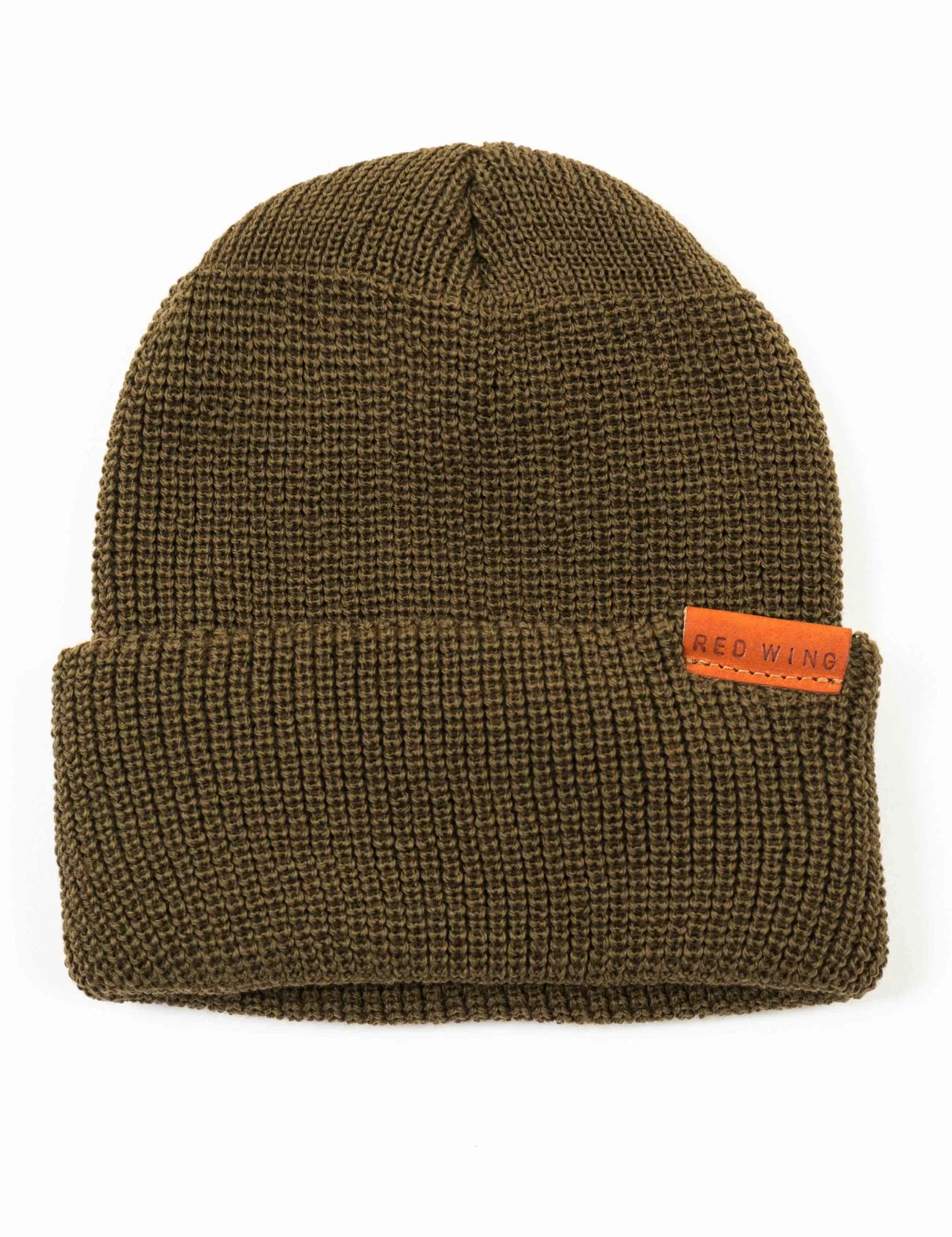 97491 Merino Wool Beanie Hat - Olive - Image 2